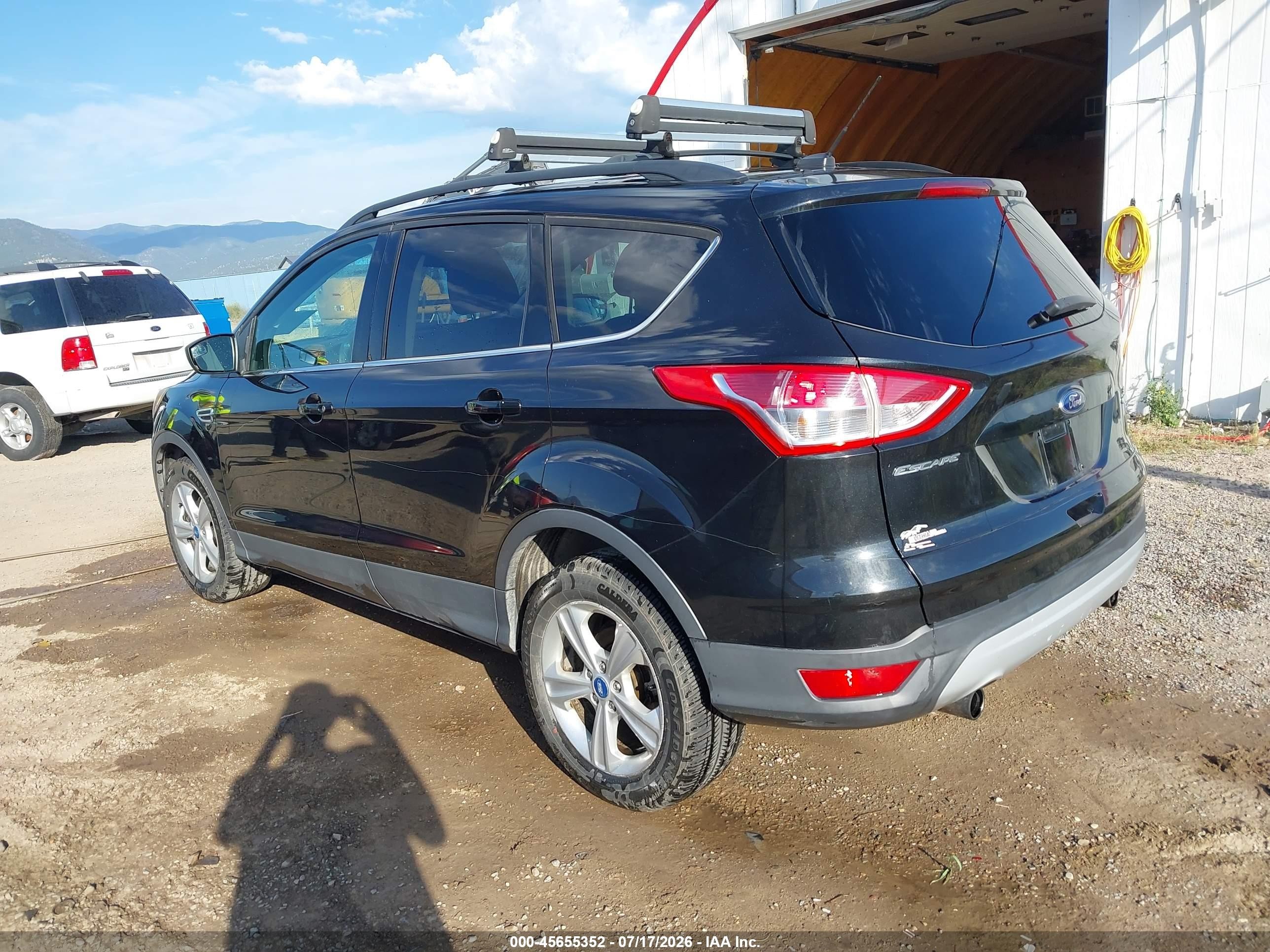 2013 Ford Escape Se Black vin: 1FMCU9G99DUC46582