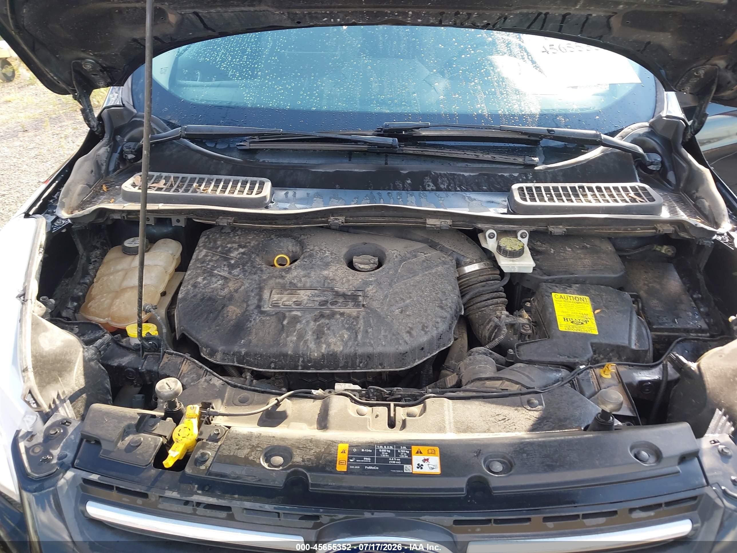 2013 Ford Escape Se Black vin: 1FMCU9G99DUC46582