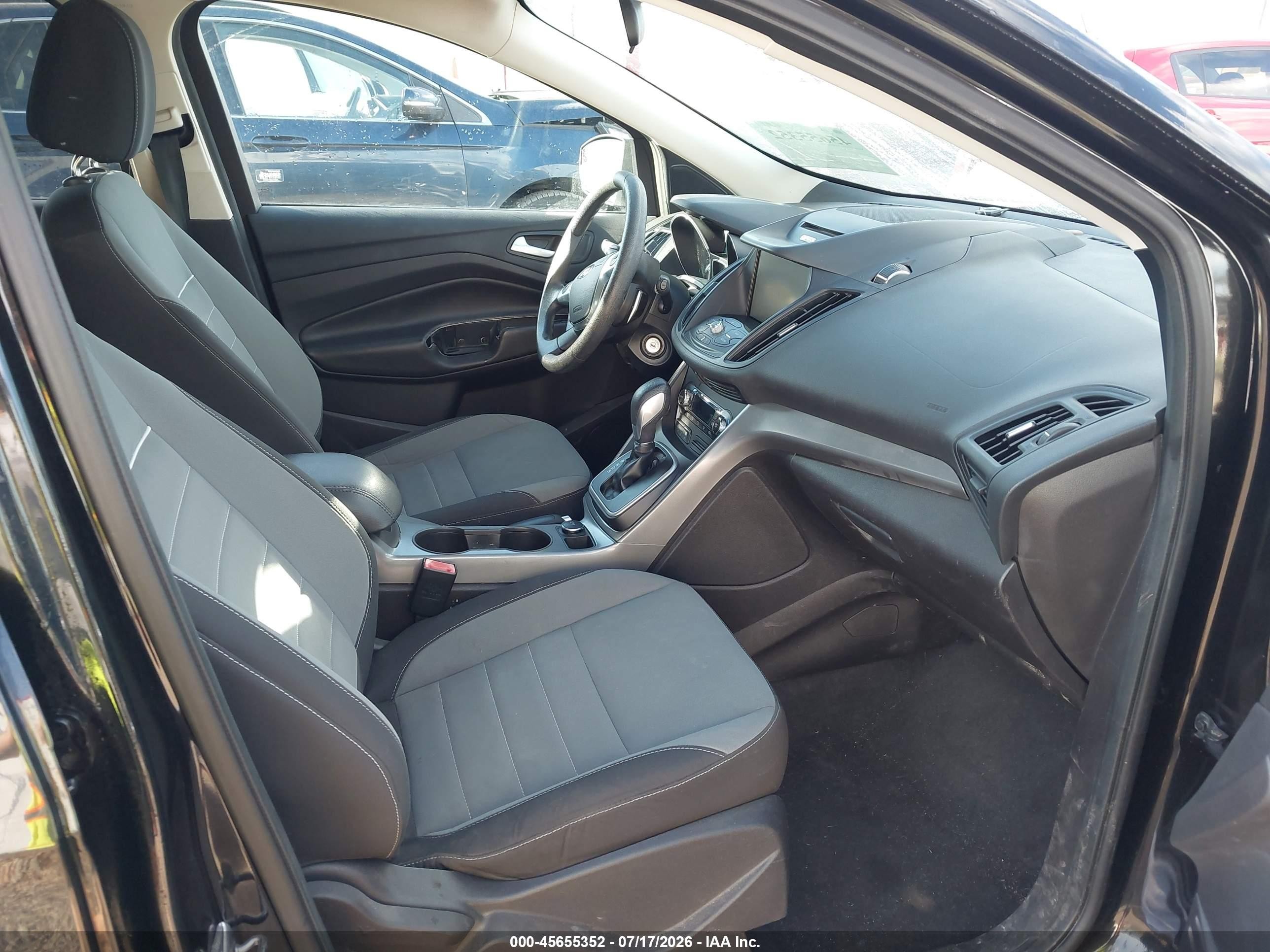 2013 Ford Escape Se Black vin: 1FMCU9G99DUC46582