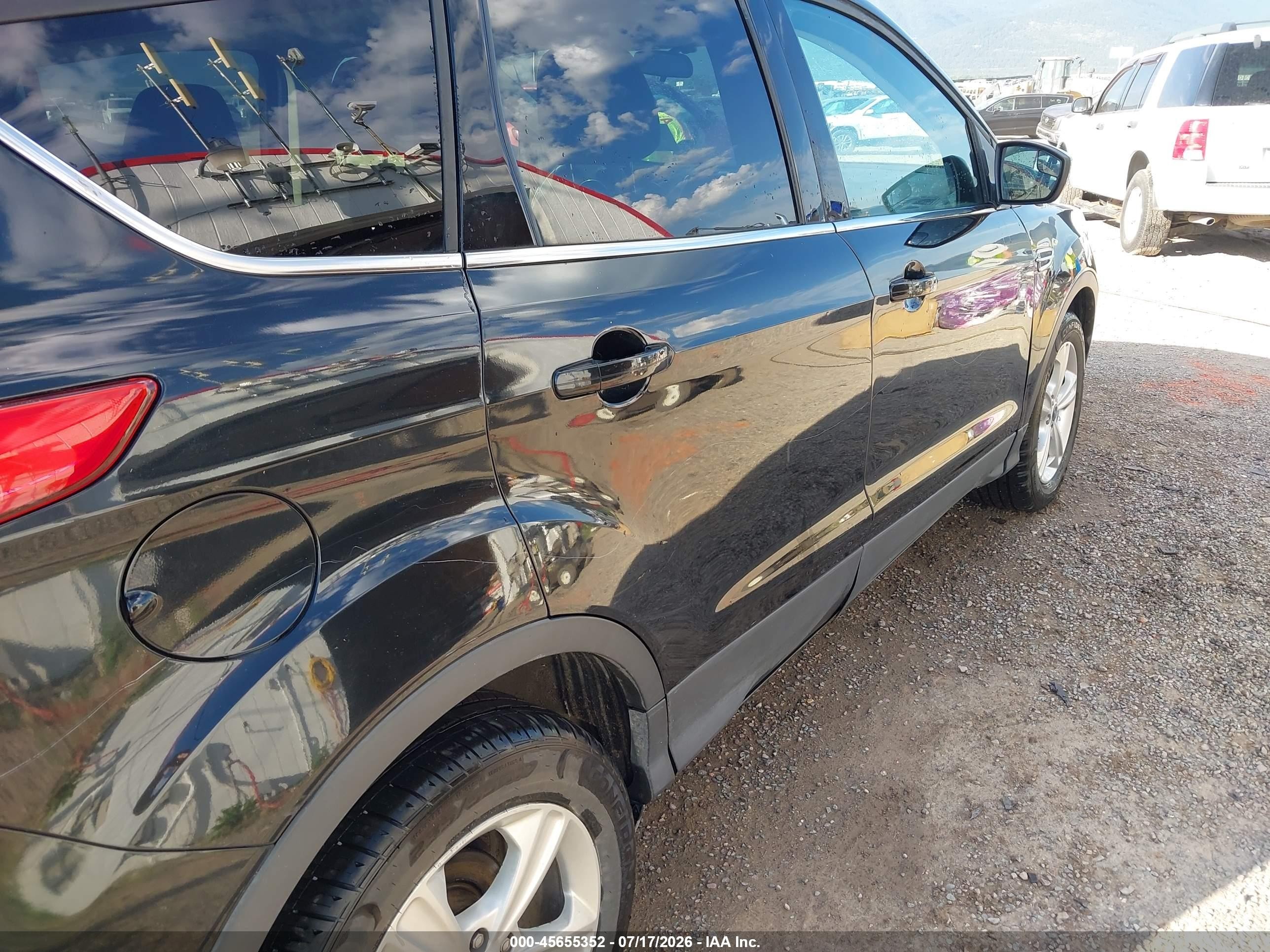 2013 Ford Escape Se Black vin: 1FMCU9G99DUC46582