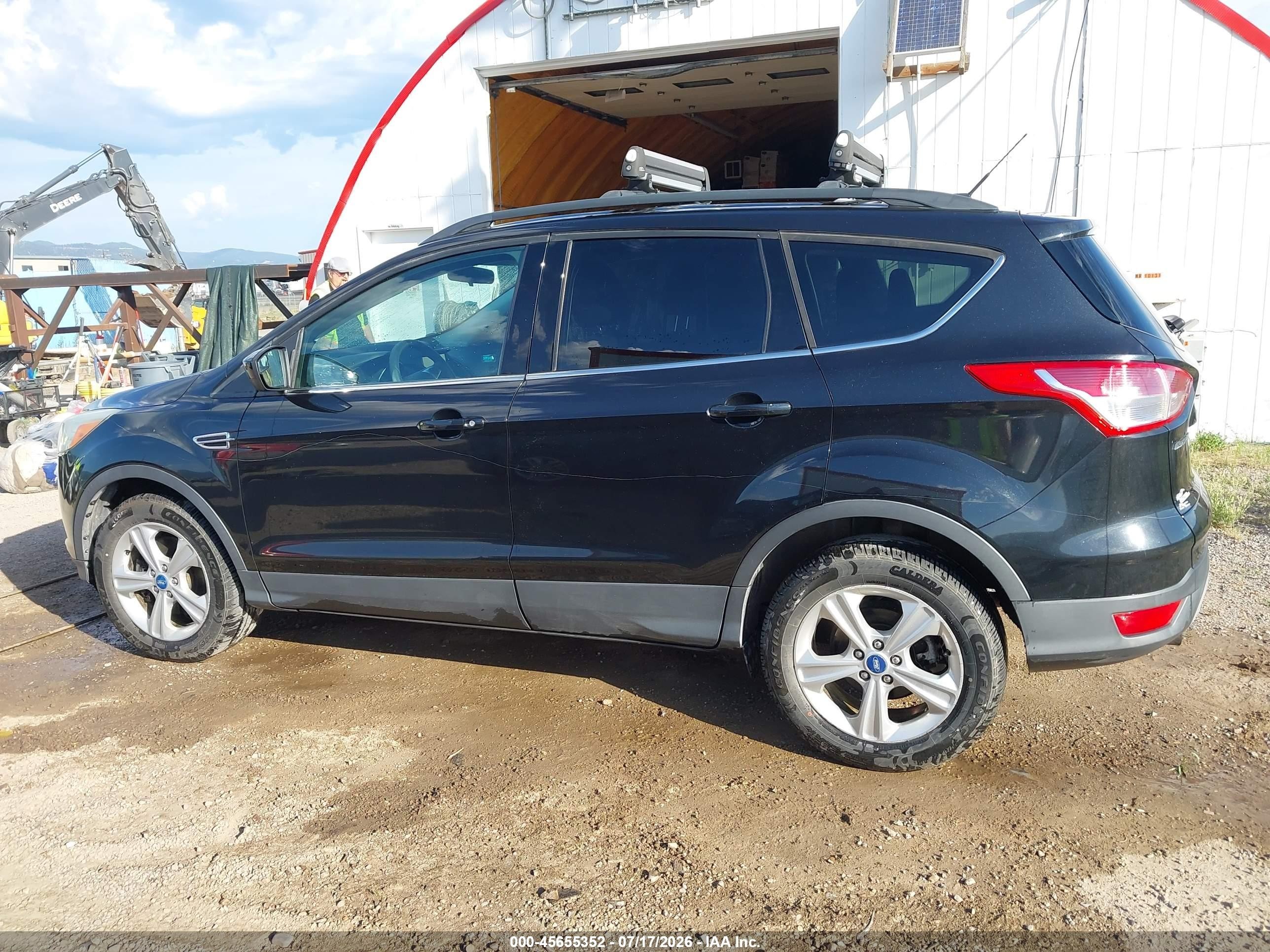 2013 Ford Escape Se Black vin: 1FMCU9G99DUC46582
