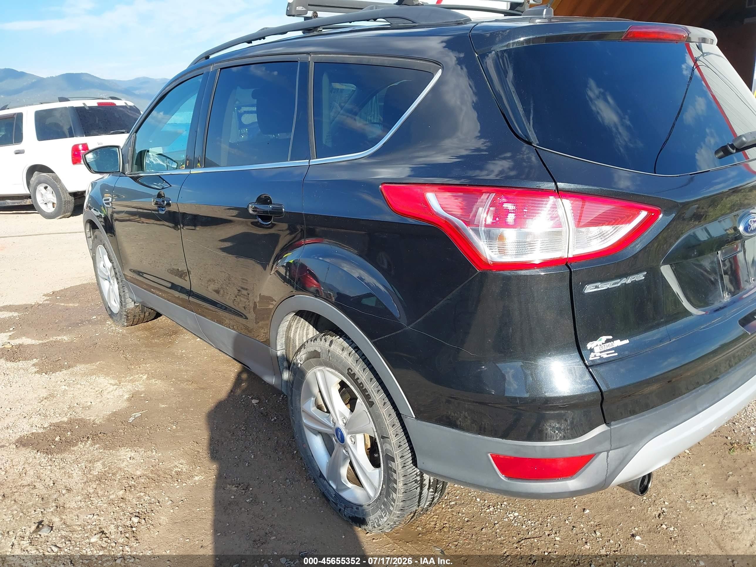 2013 Ford Escape Se Black vin: 1FMCU9G99DUC46582
