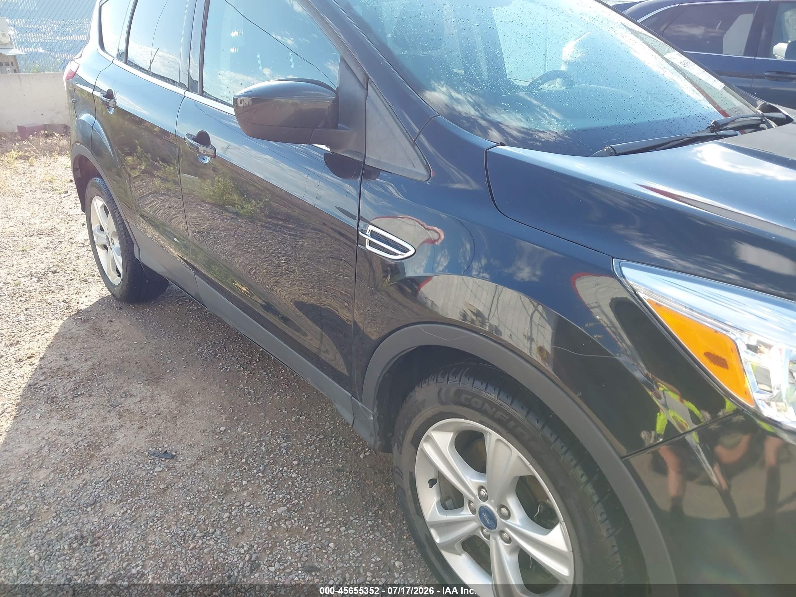 2013 Ford Escape Se Black vin: 1FMCU9G99DUC46582