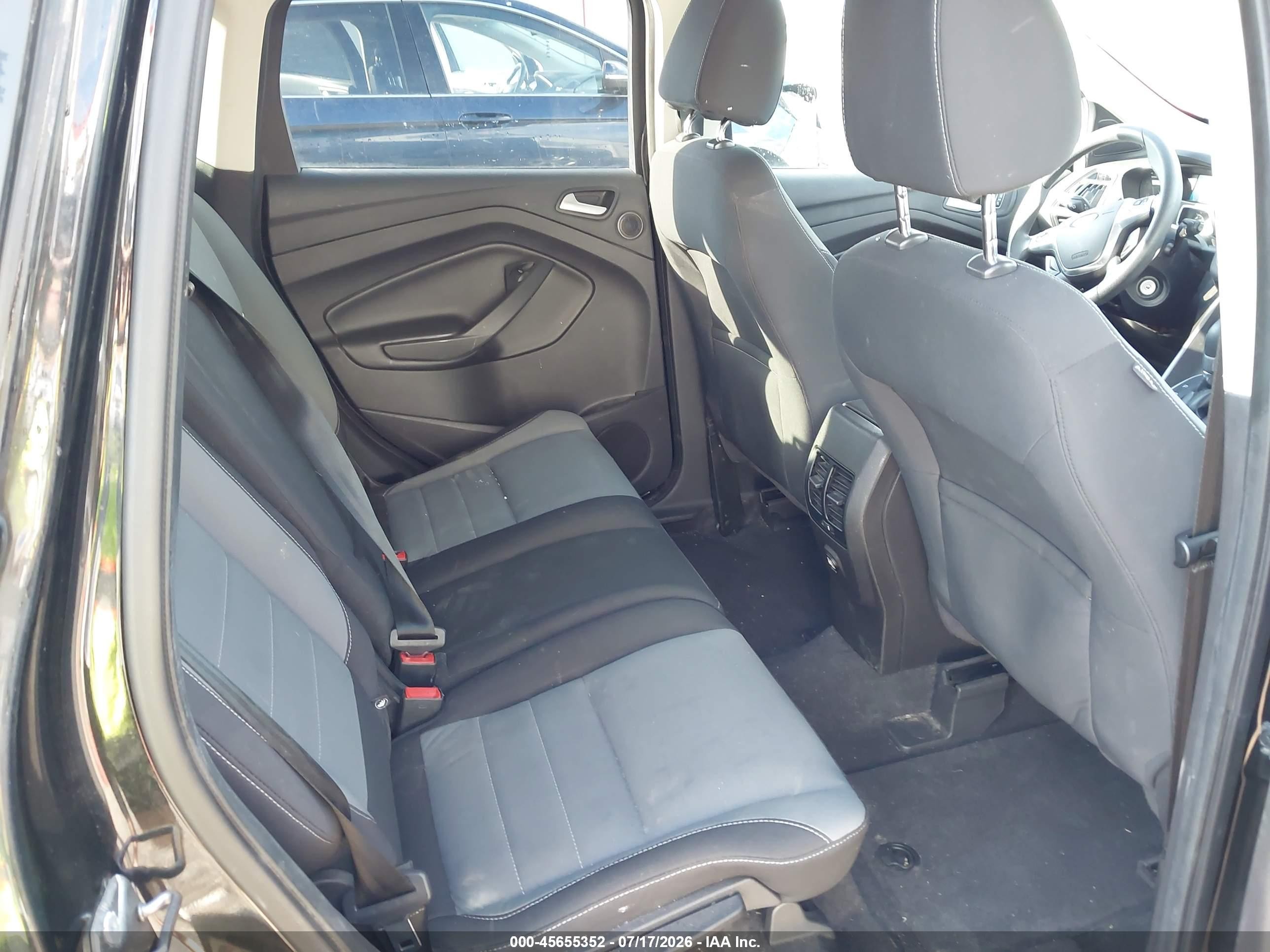 2013 Ford Escape Se Black vin: 1FMCU9G99DUC46582