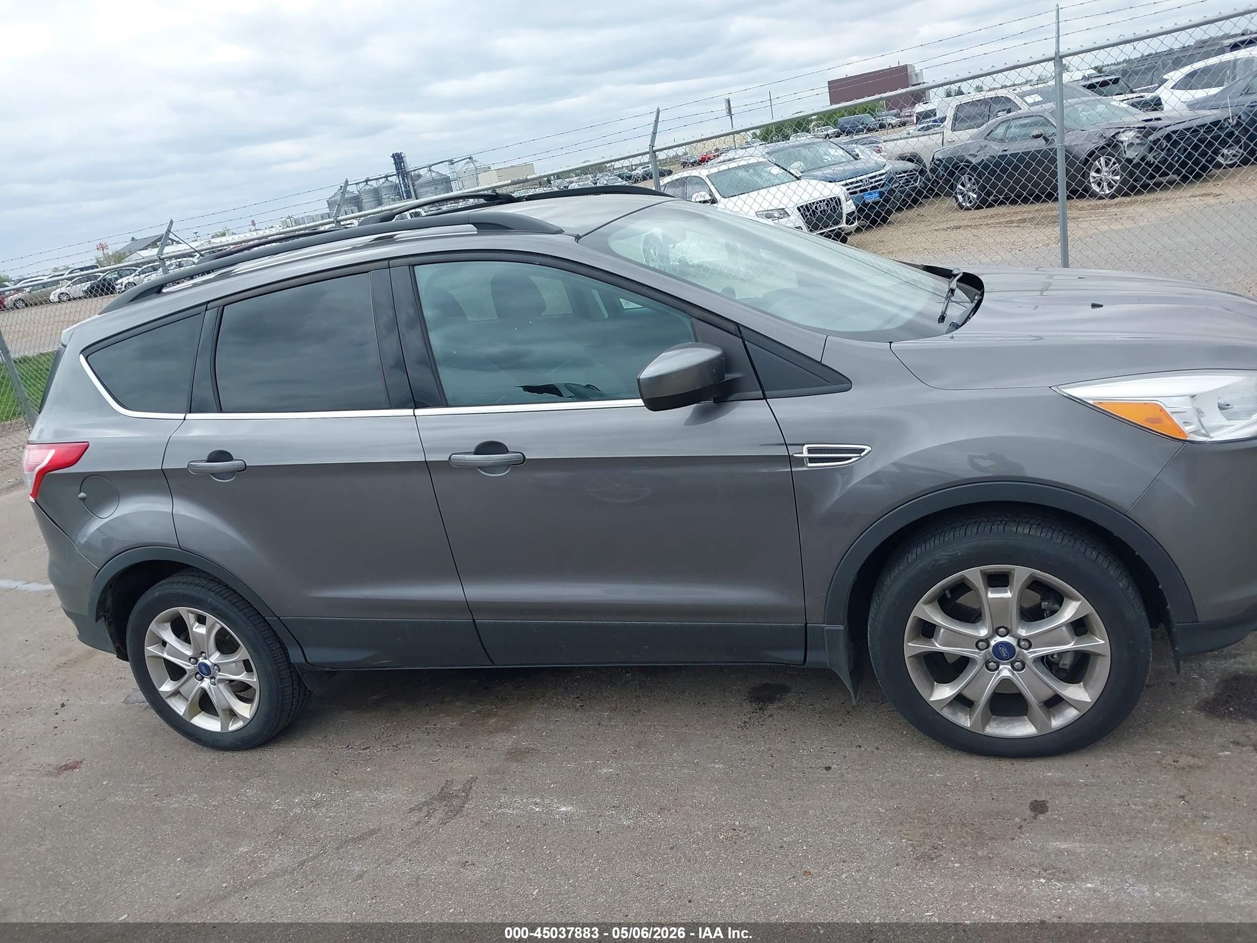 2013 Ford Escape Se Gray vin: 1FMCU9G99DUC86242