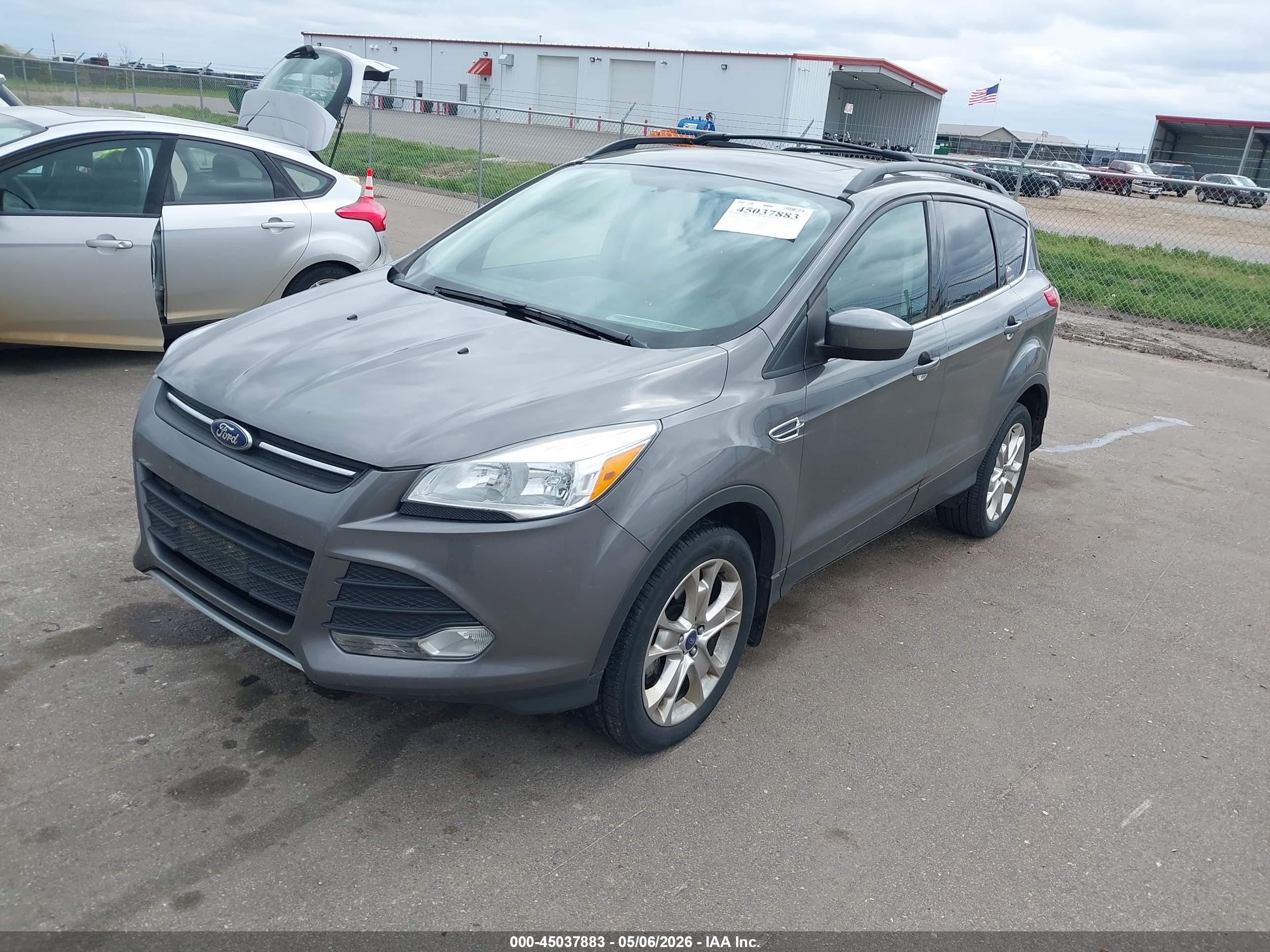 2013 Ford Escape Se Gray vin: 1FMCU9G99DUC86242