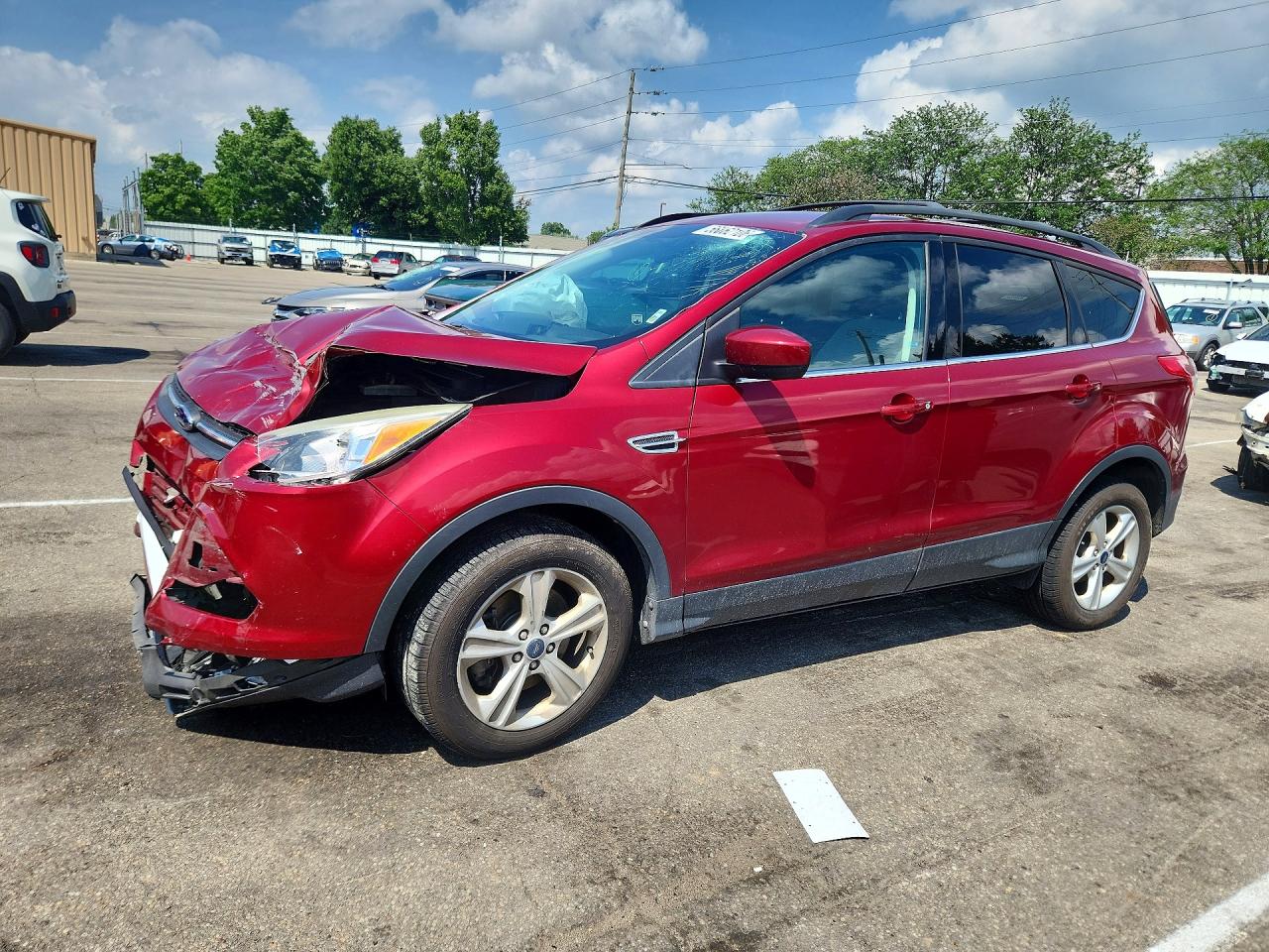 2013 Ford Escape Se Maroon vin: 1FMCU9G99DUD51302