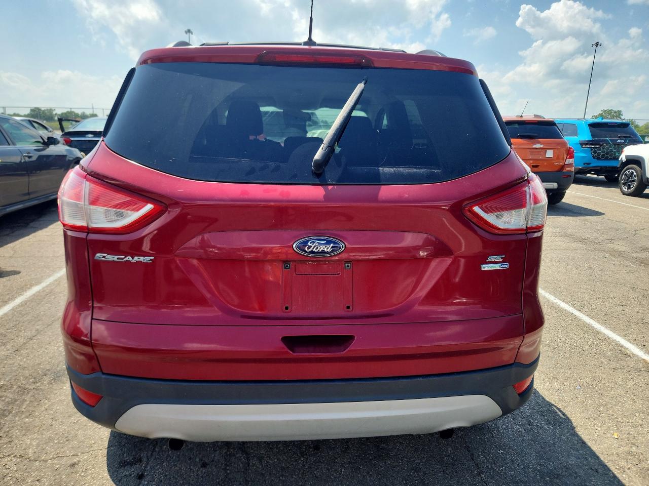 2013 Ford Escape Se Maroon vin: 1FMCU9G99DUD51302