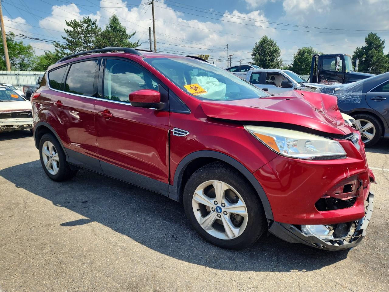 2013 Ford Escape Se Maroon vin: 1FMCU9G99DUD51302