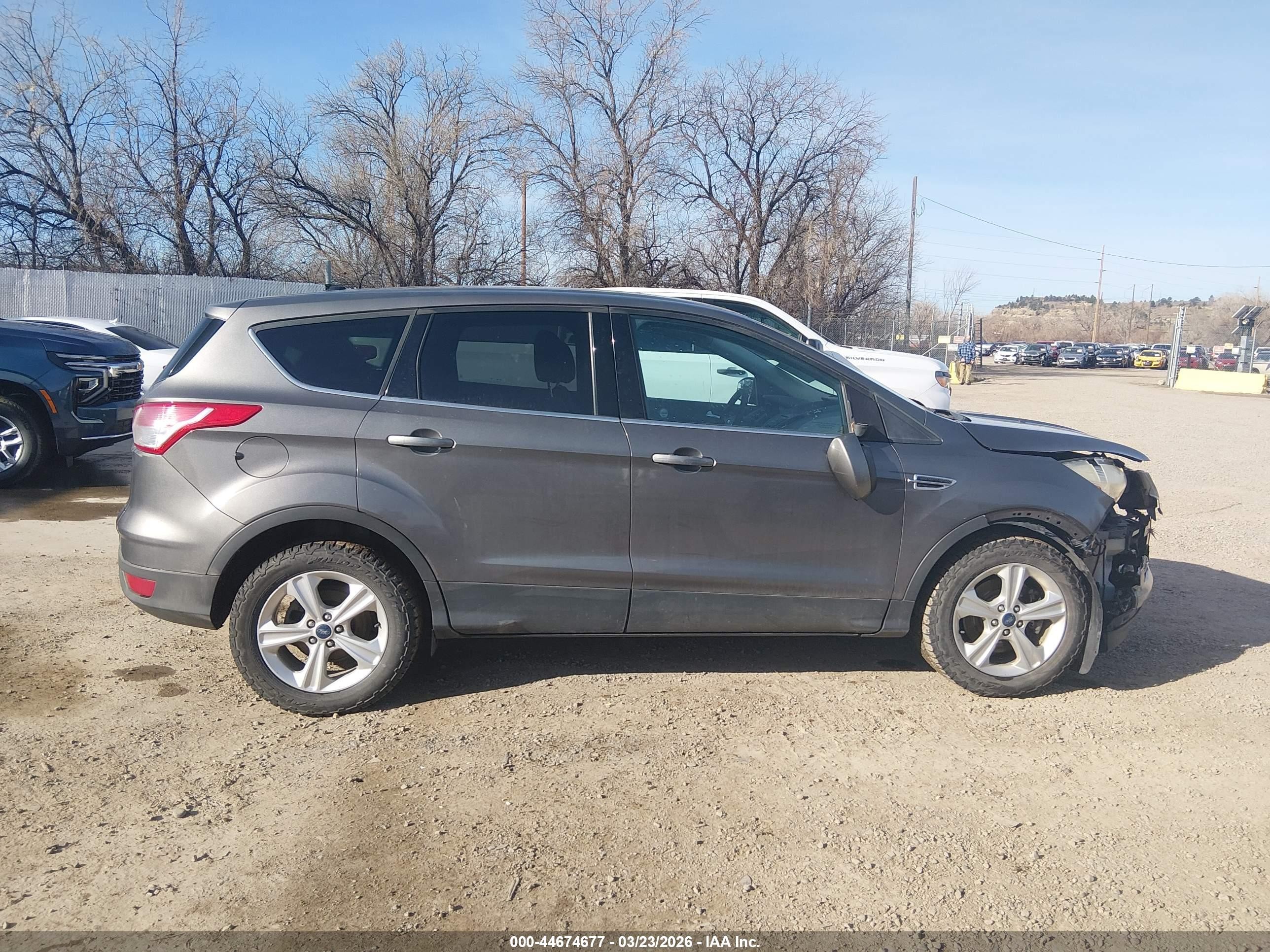 2013 Ford Escape Se Gray vin: 1FMCU9G99DUD73736