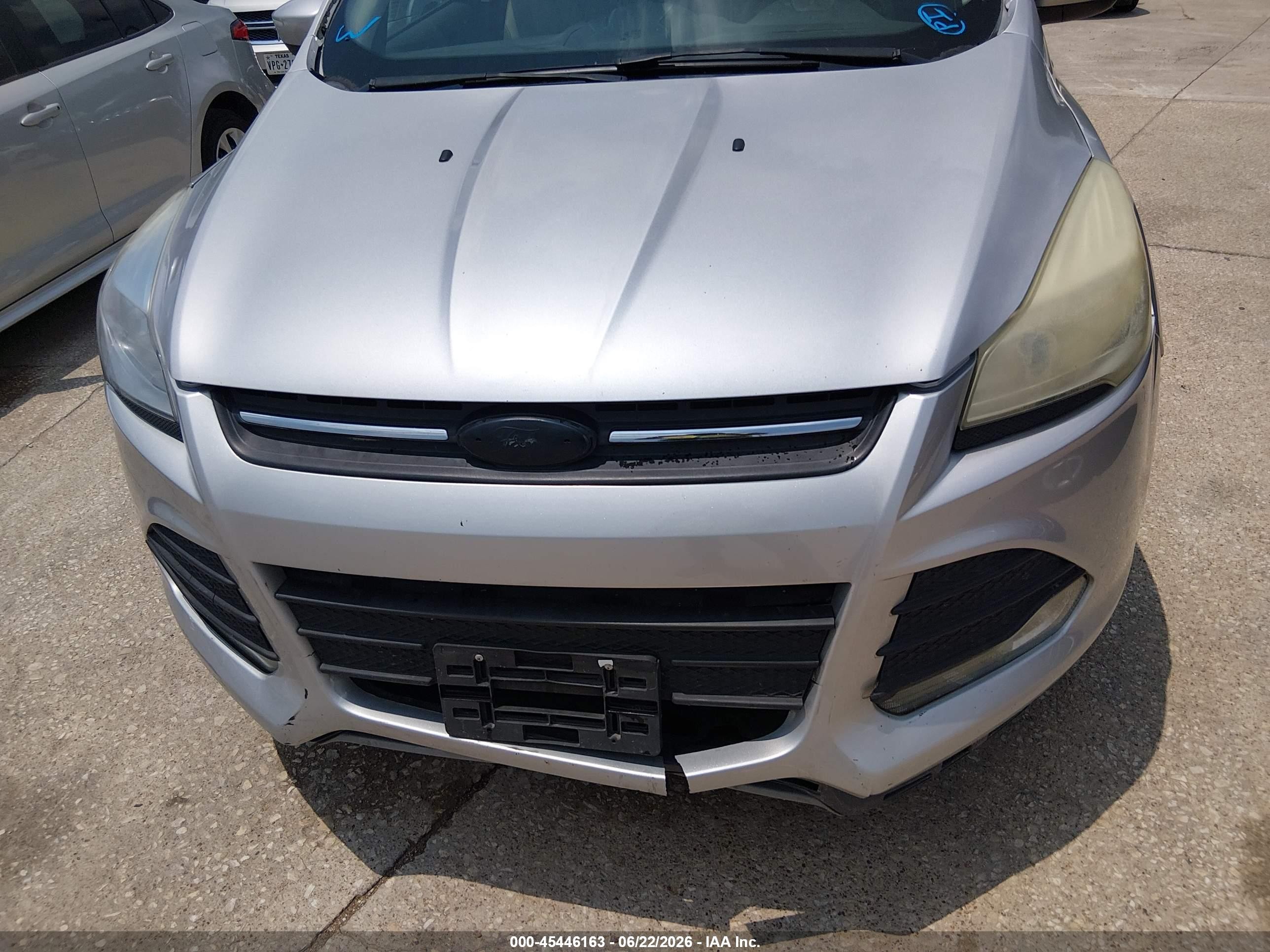 2014 Ford Escape Se Silver vin: 1FMCU9G99EUA06689