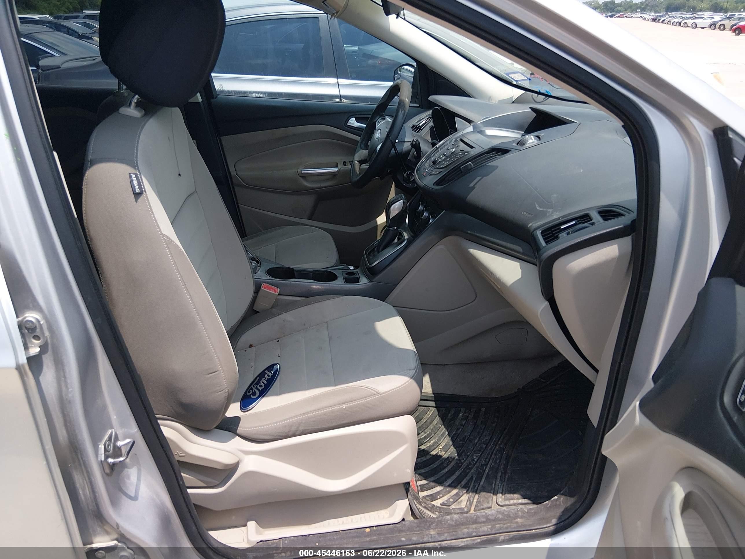 2014 Ford Escape Se Silver vin: 1FMCU9G99EUA06689