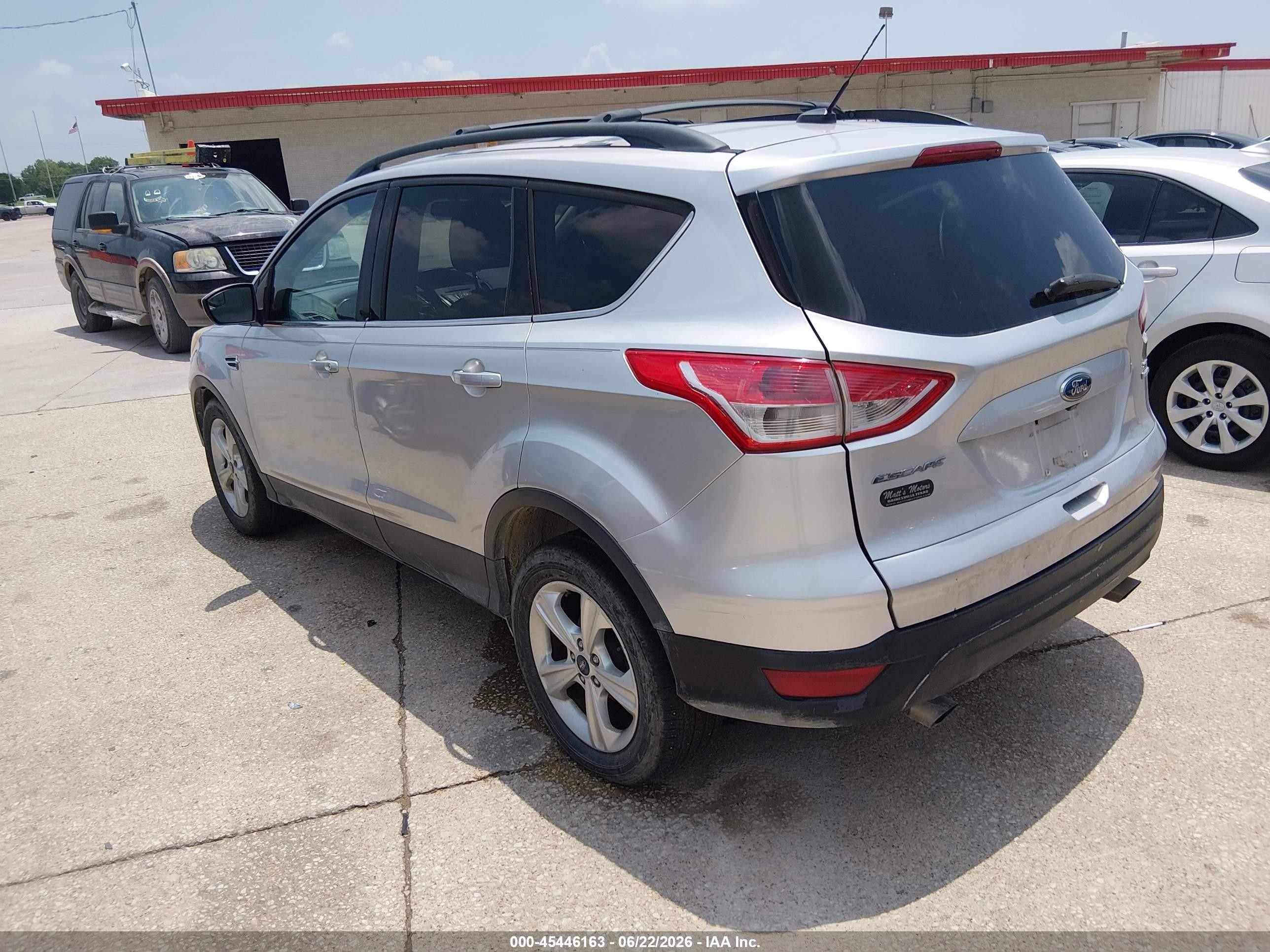 2014 Ford Escape Se Silver vin: 1FMCU9G99EUA06689