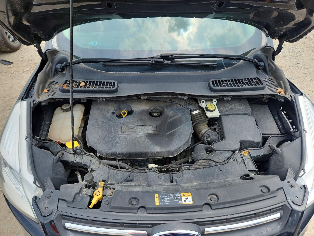 2014 Ford Escape Se Black vin: 1FMCU9G99EUA12587