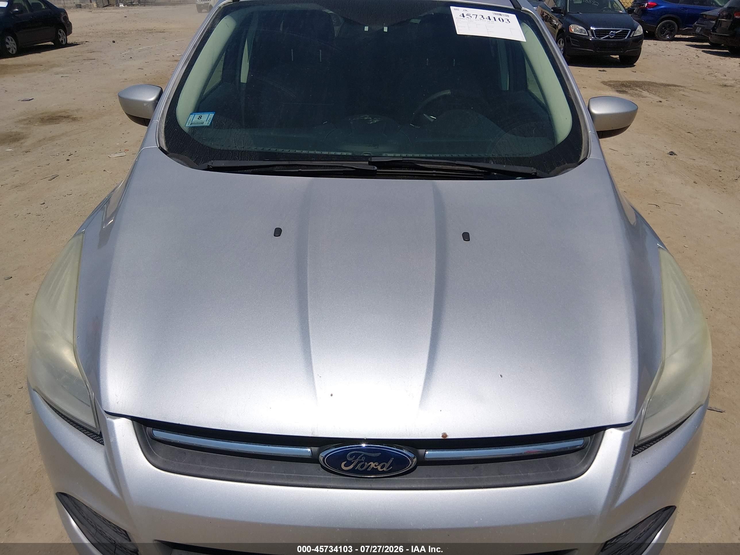 2014 Ford Escape Se Silver vin: 1FMCU9G99EUA53706