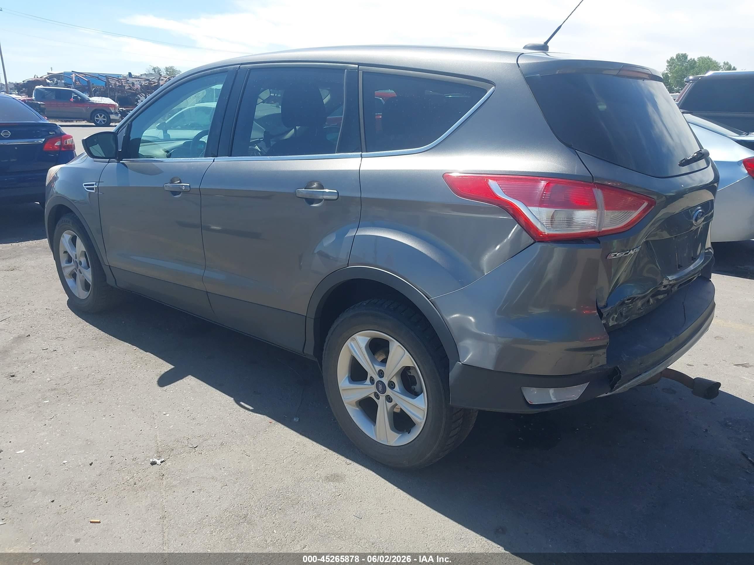 2014 Ford Escape Se Серый vin: 1FMCU9G99EUA63958
