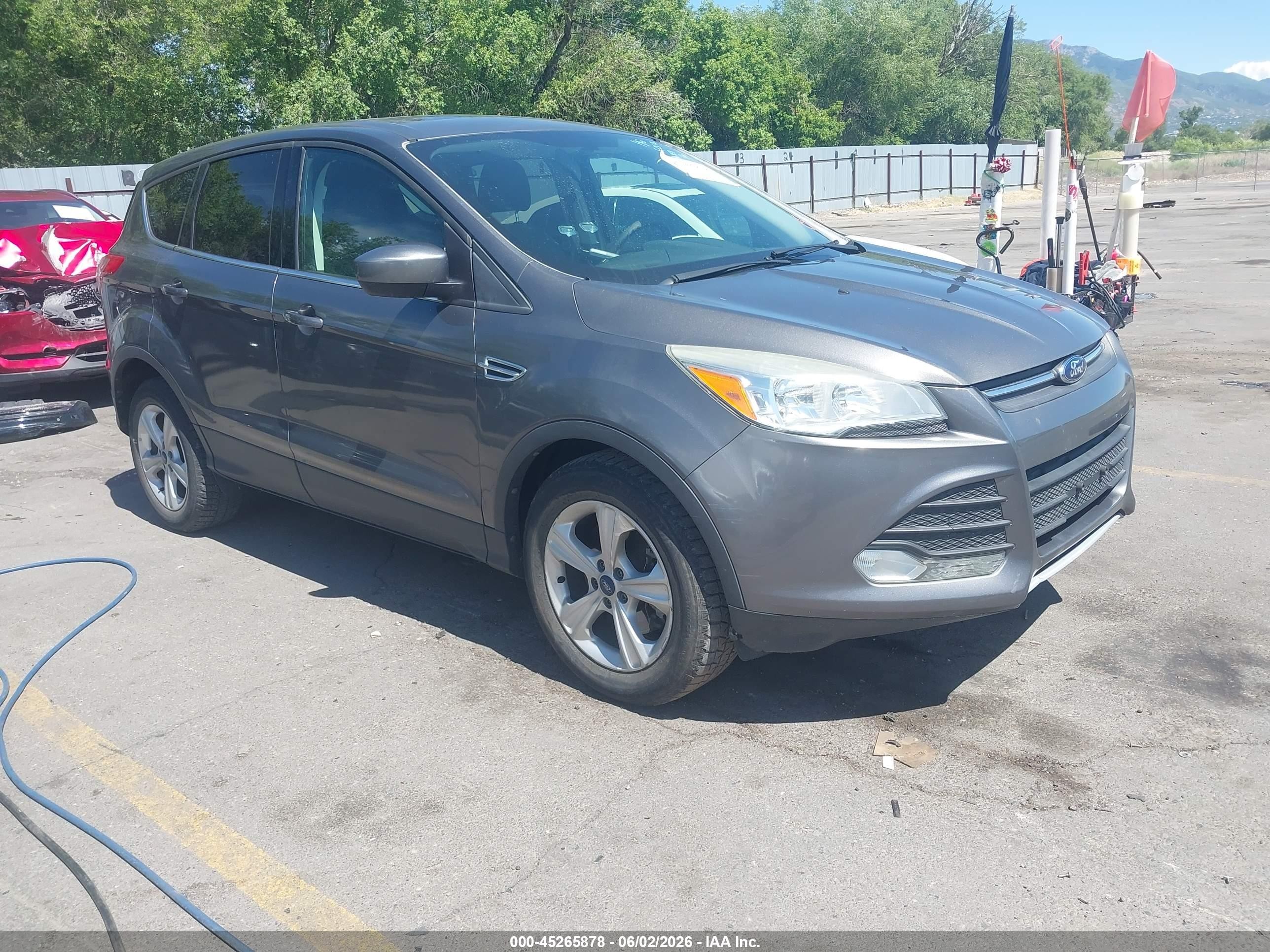 2014 Ford Escape Se Gray vin: 1FMCU9G99EUA63958