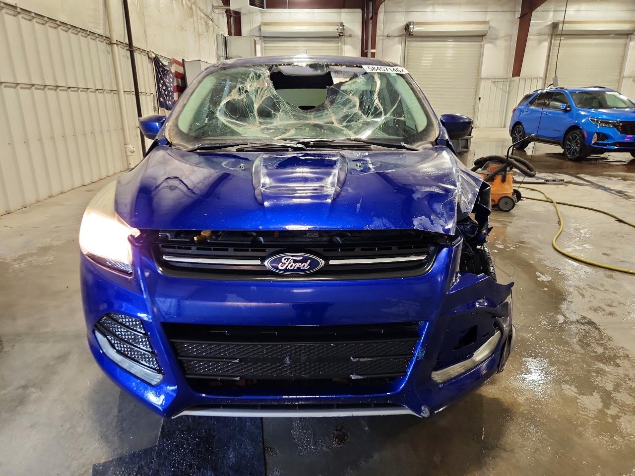 2014 Ford Escape Se Blue vin: 1FMCU9G99EUA71638