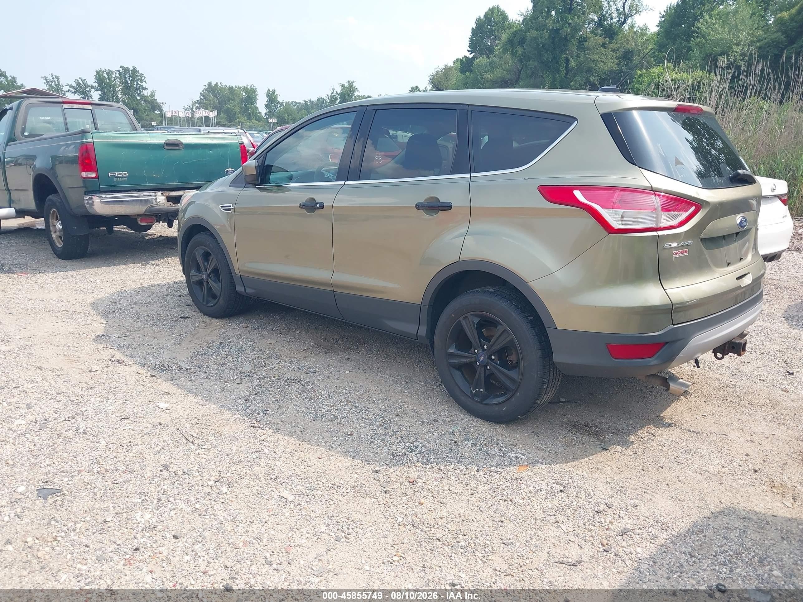 2014 Ford Escape Se Green vin: 1FMCU9G99EUB36584