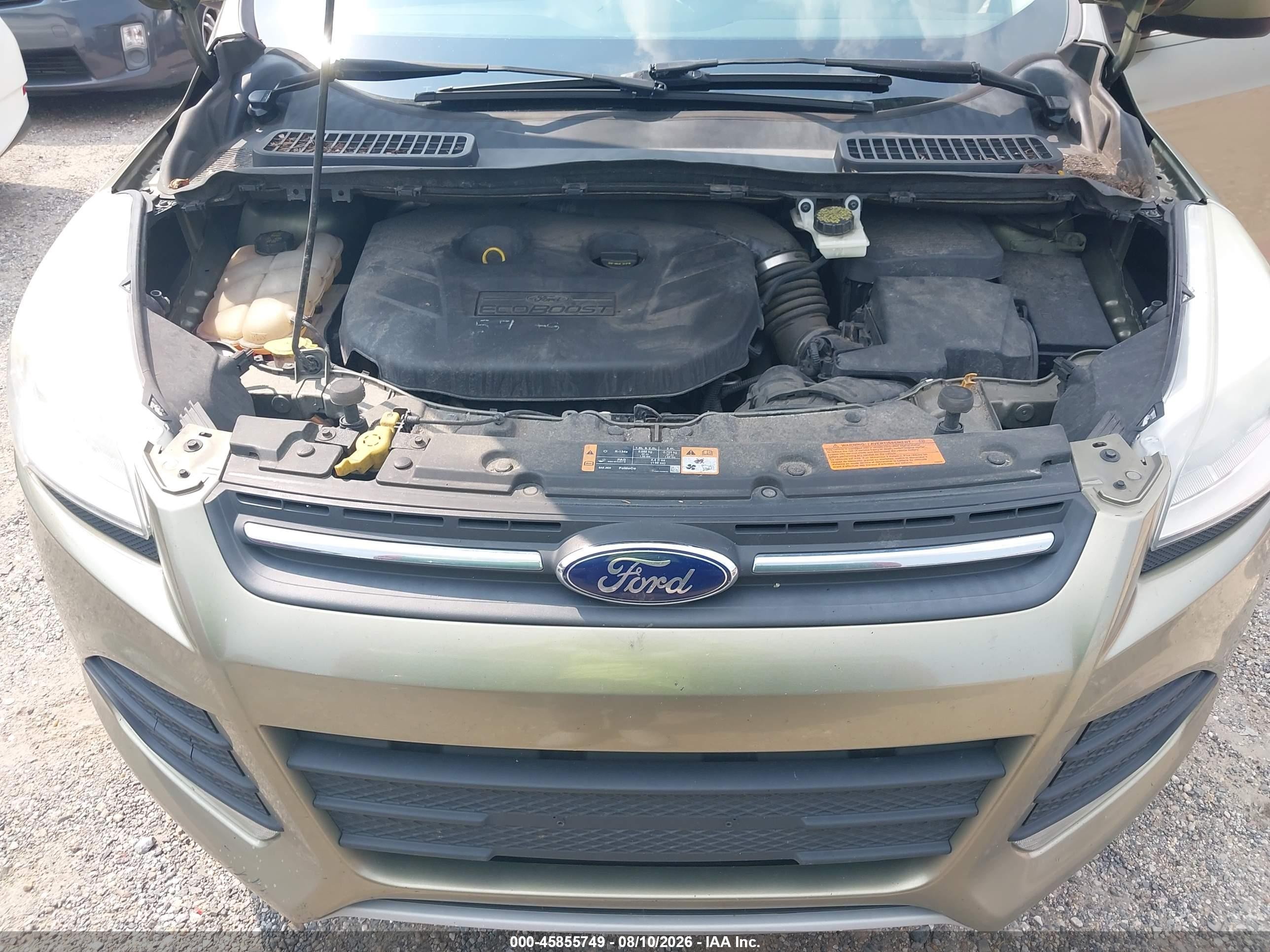 2014 Ford Escape Se Green vin: 1FMCU9G99EUB36584