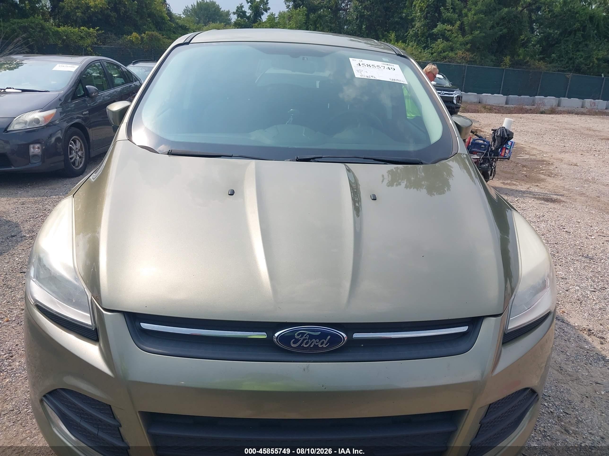 2014 Ford Escape Se Green vin: 1FMCU9G99EUB36584