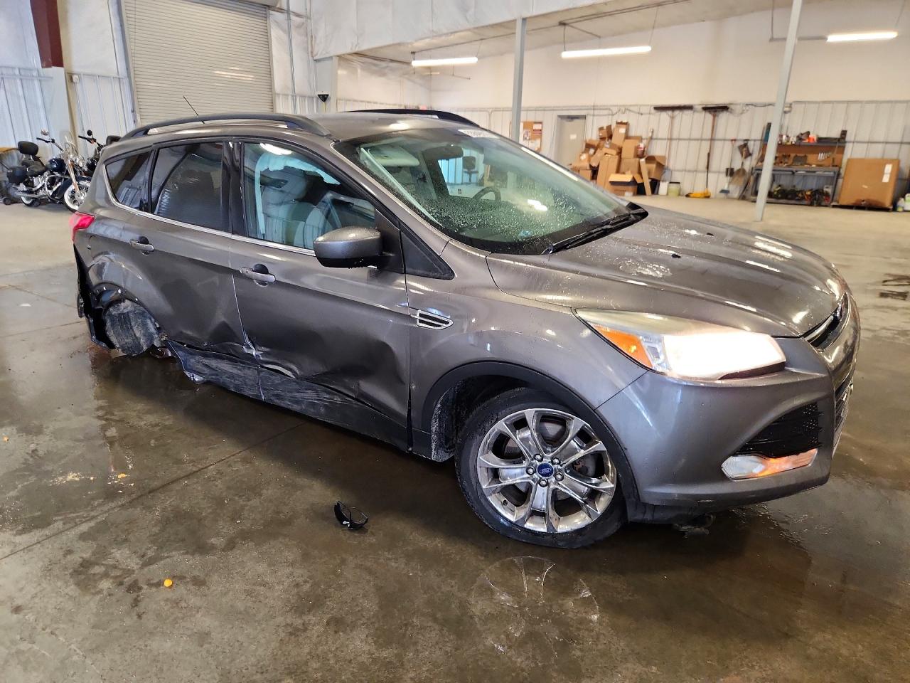 2014 Ford Escape Se Gray vin: 1FMCU9G99EUC30495