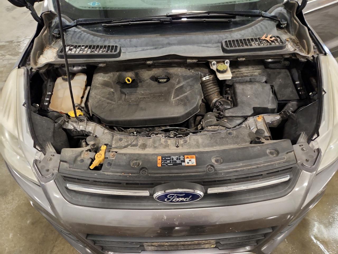2014 Ford Escape Se Gray vin: 1FMCU9G99EUC30495