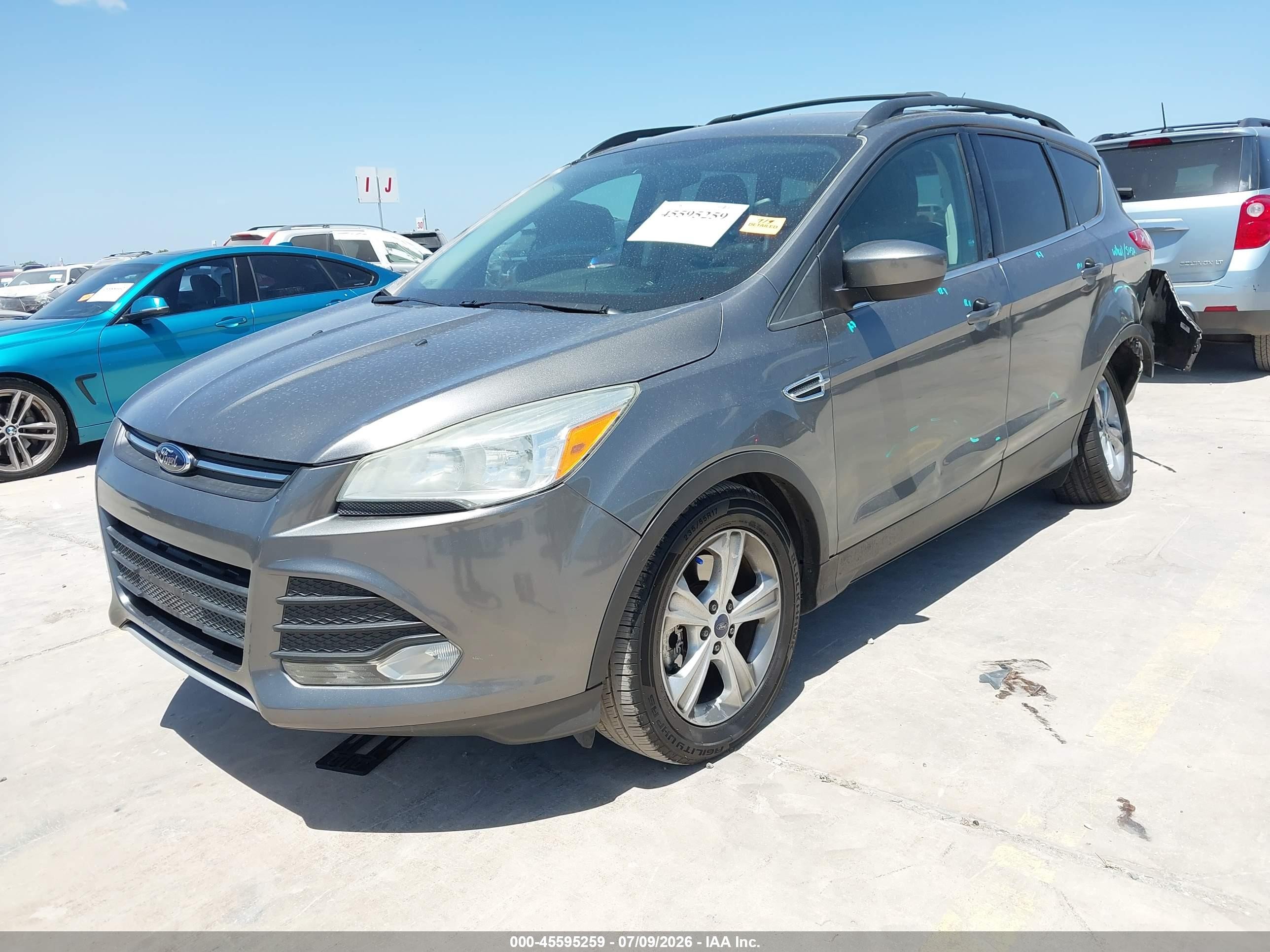 2014 Ford Escape Se Серый vin: 1FMCU9G99EUC36930