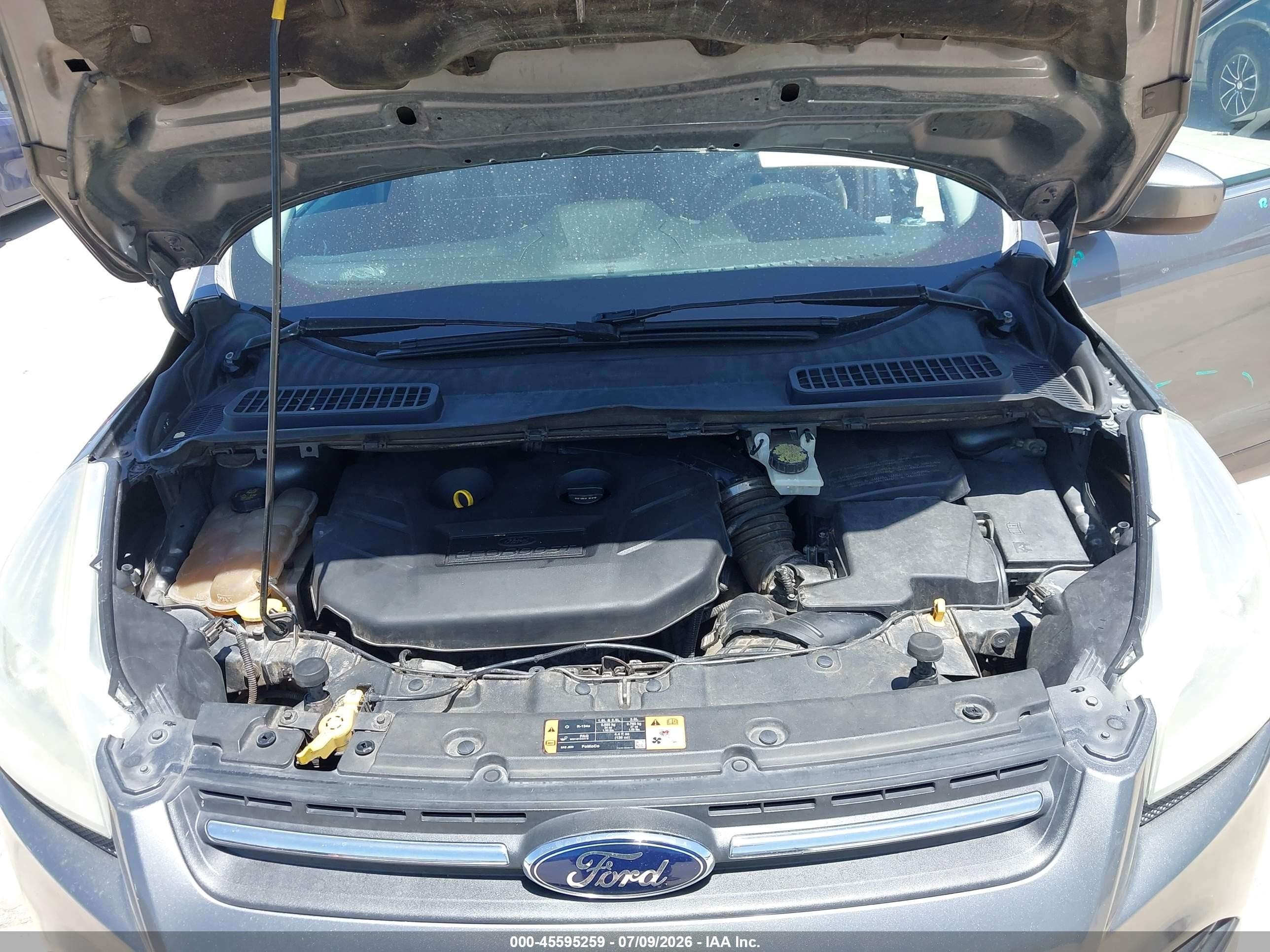2014 Ford Escape Se Серый vin: 1FMCU9G99EUC36930