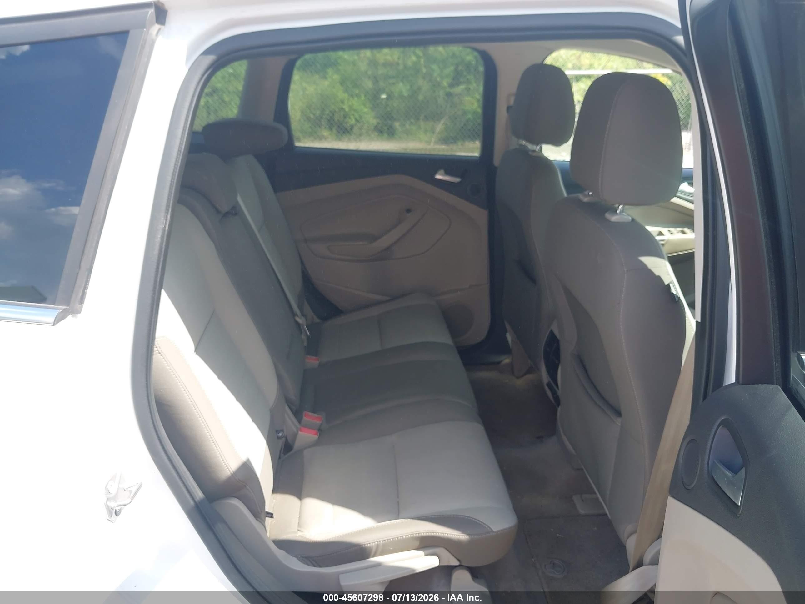 2014 Ford Escape Se White vin: 1FMCU9G99EUC86260