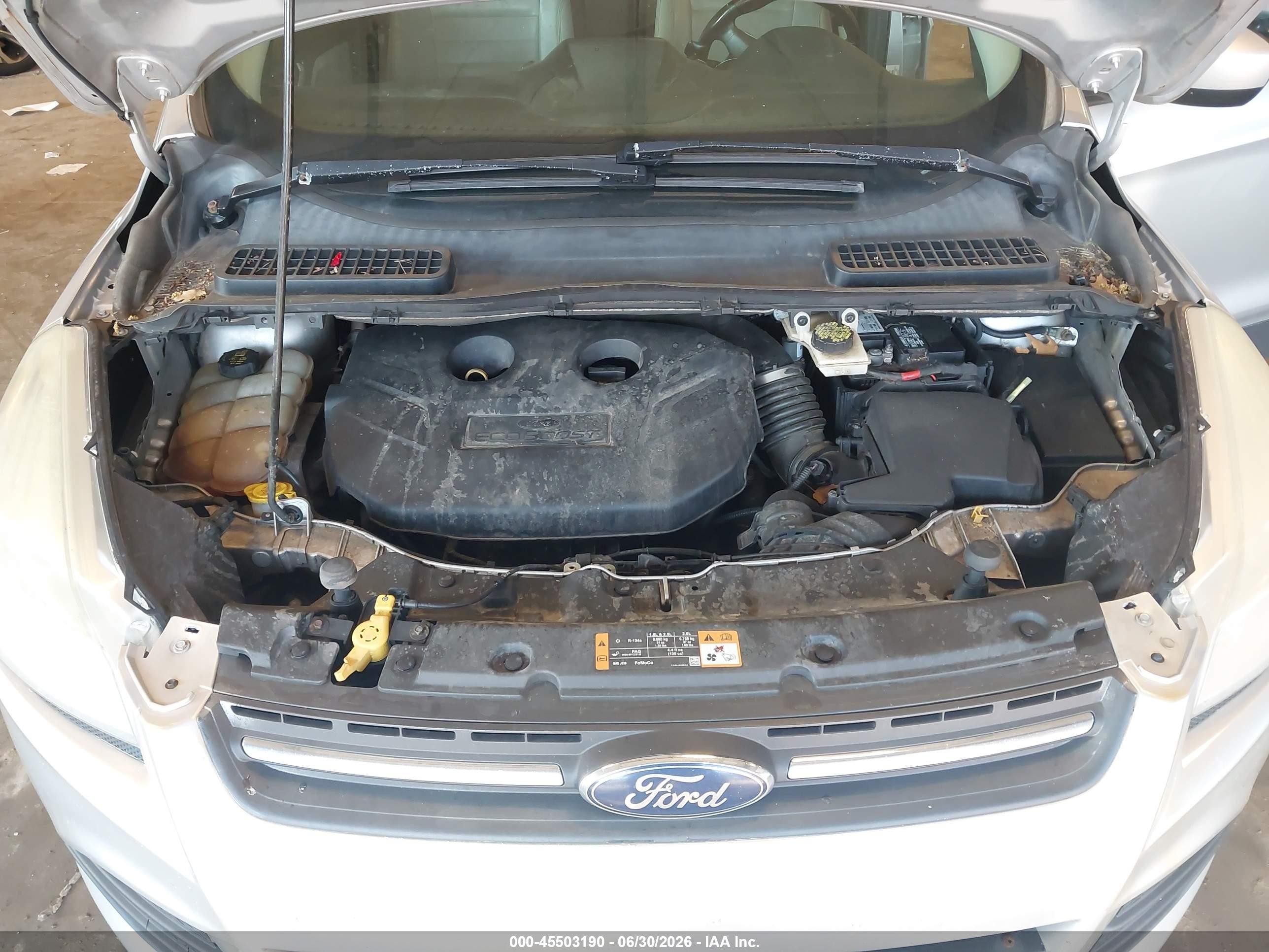 2014 Ford Escape Se Silver vin: 1FMCU9G99EUD27373