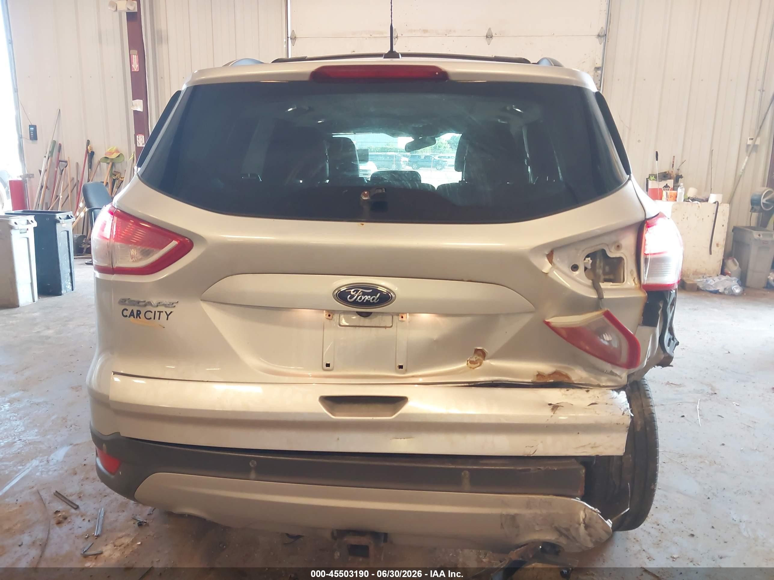 2014 Ford Escape Se Silver vin: 1FMCU9G99EUD27373