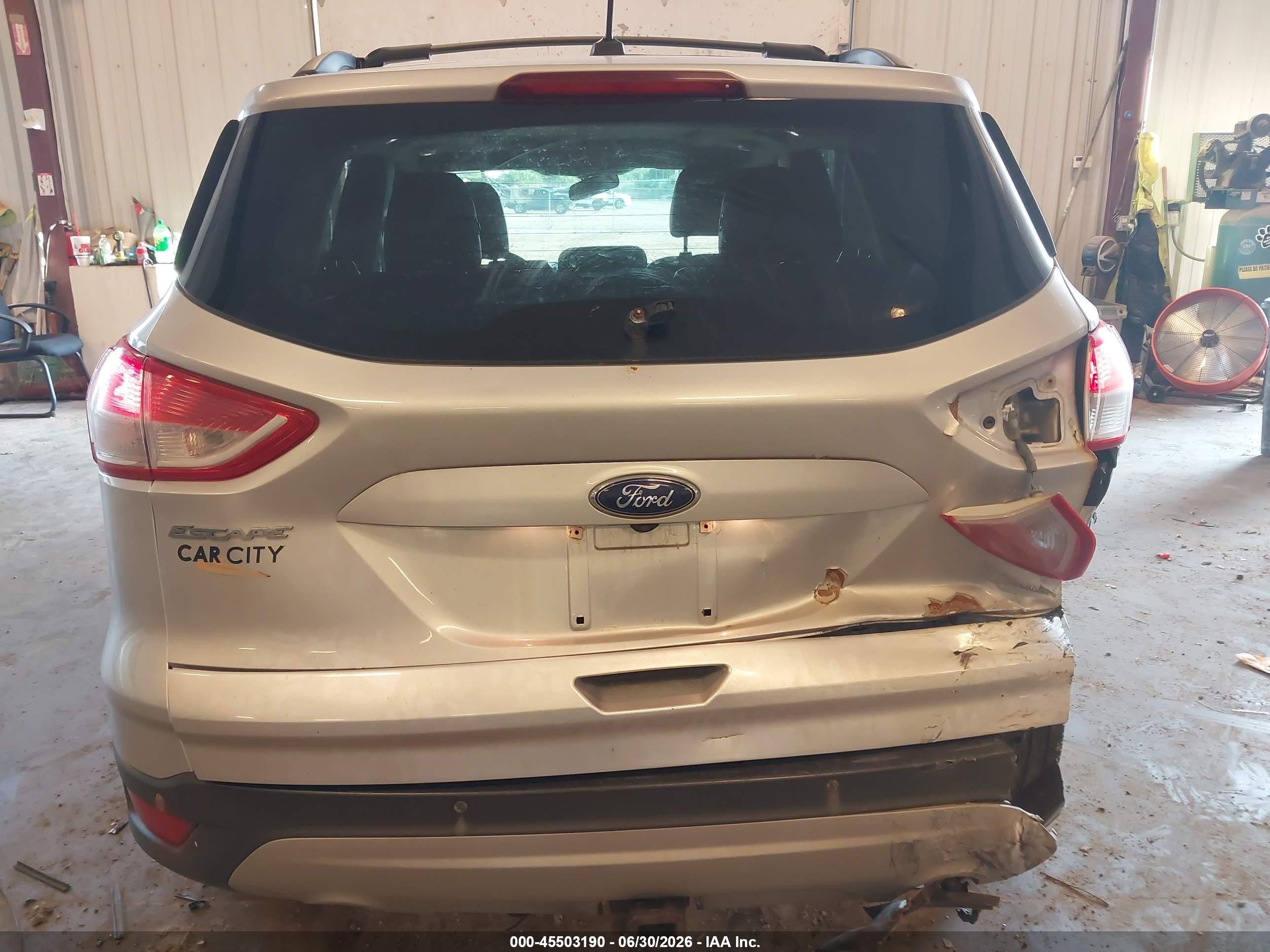 2014 Ford Escape Se Silver vin: 1FMCU9G99EUD27373