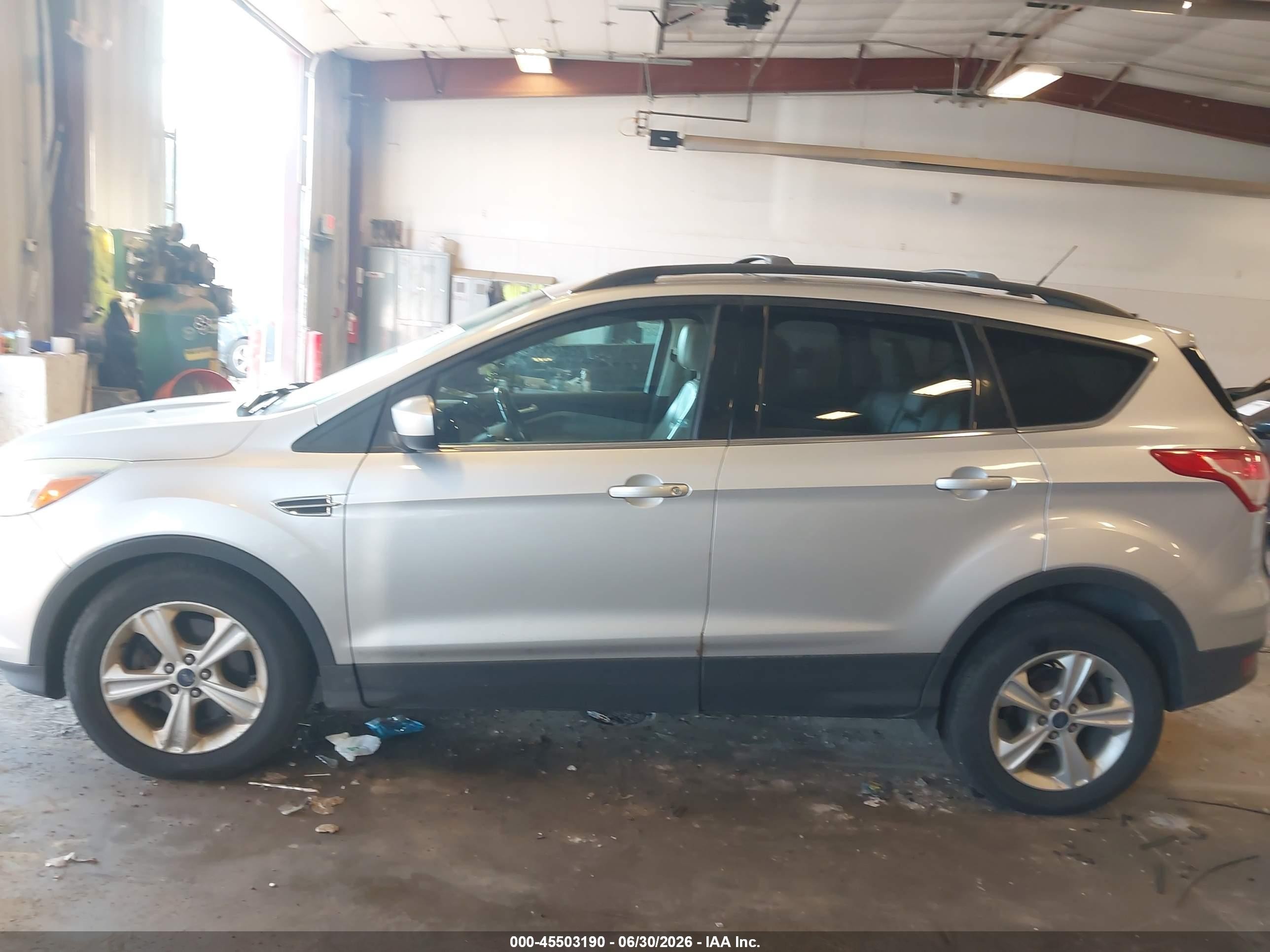 2014 Ford Escape Se Silver vin: 1FMCU9G99EUD27373