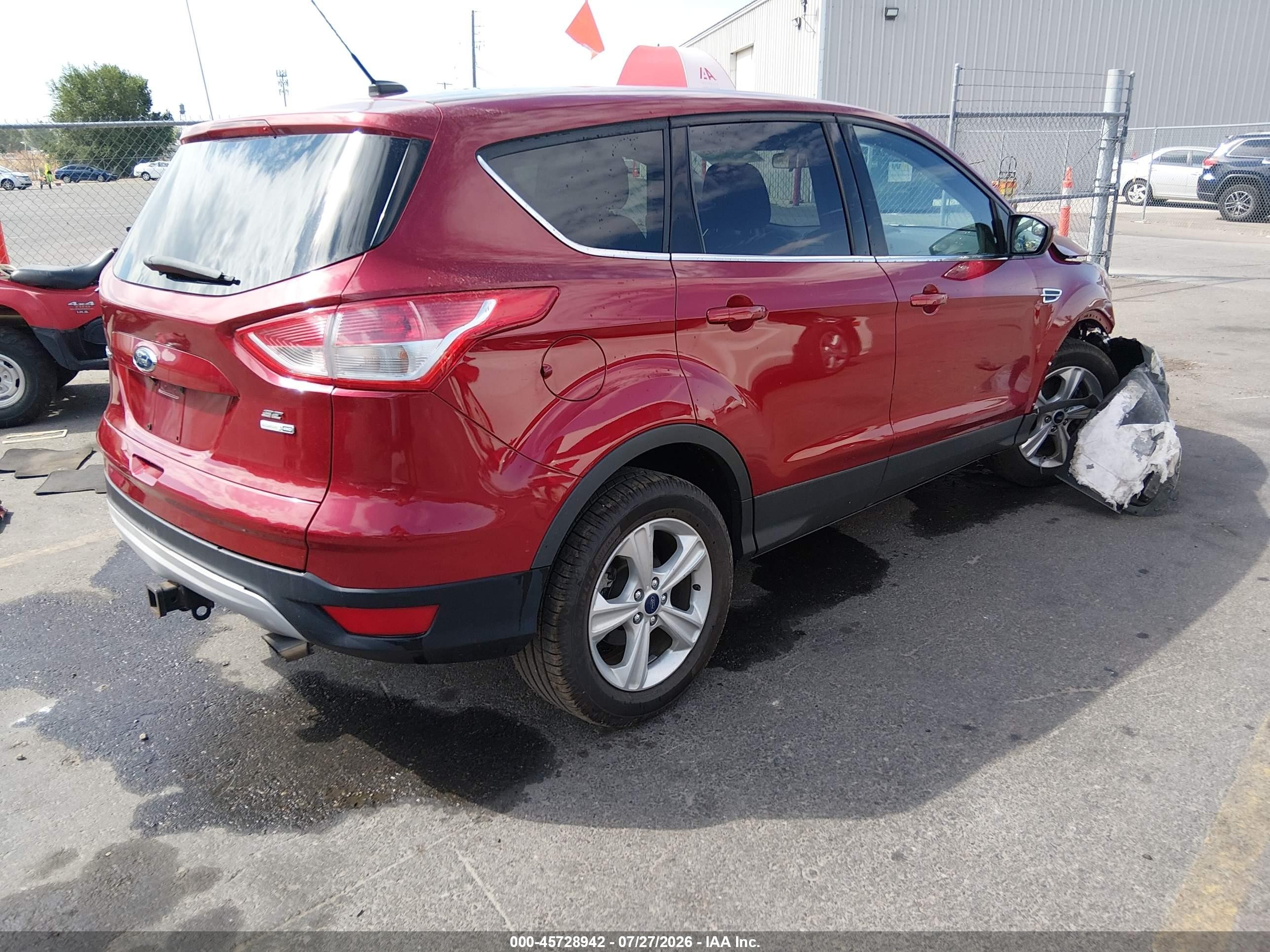 2014 Ford Escape Se Burgundy vin: 1FMCU9G99EUD44075