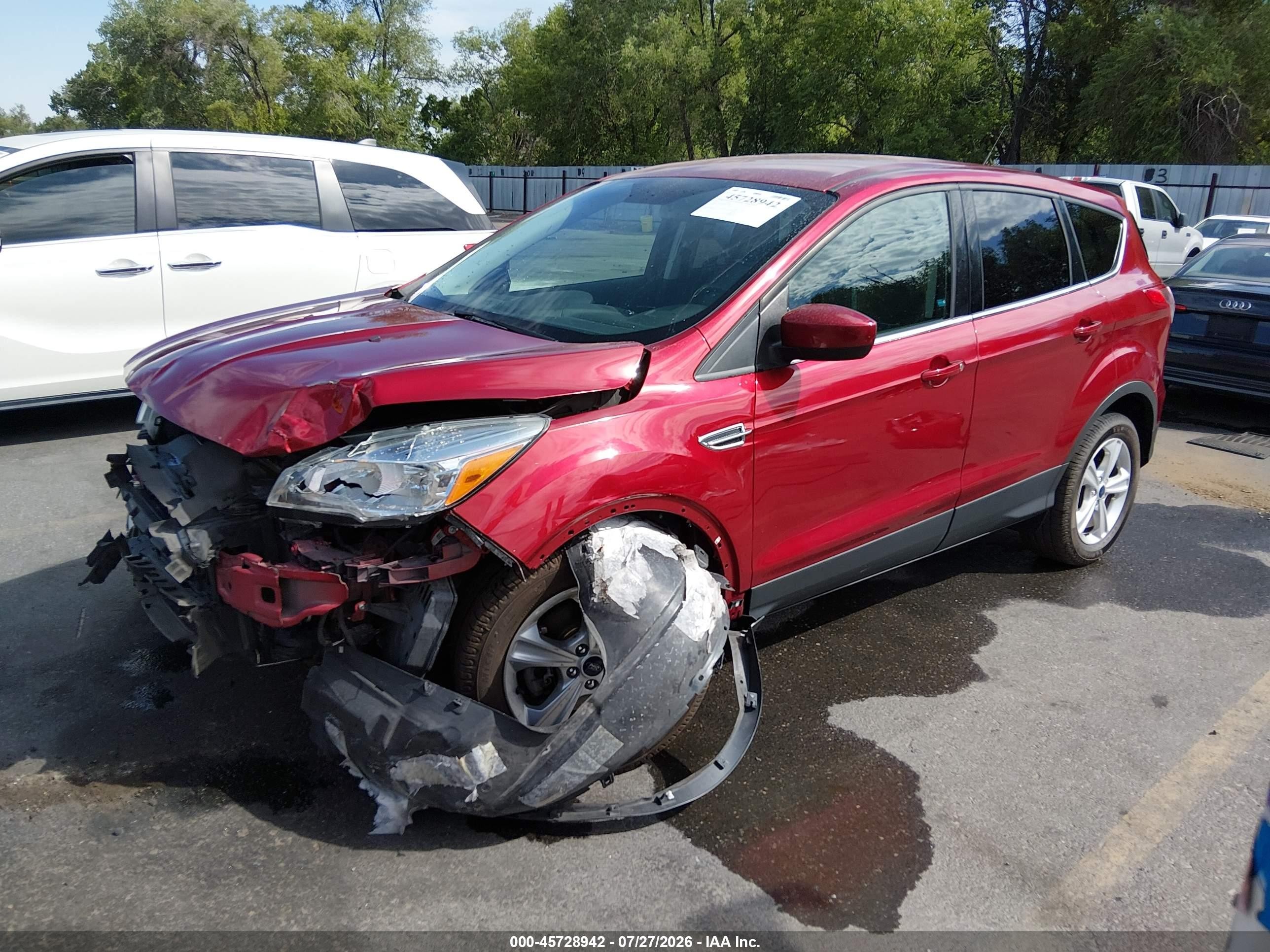 2014 Ford Escape Se Burgundy vin: 1FMCU9G99EUD44075