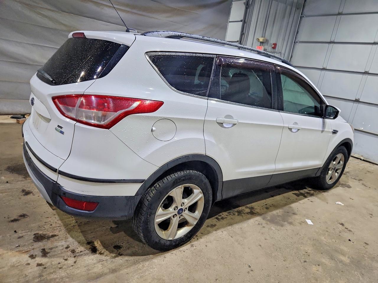 2014 Ford Escape Se White vin: 1FMCU9G99EUD59854