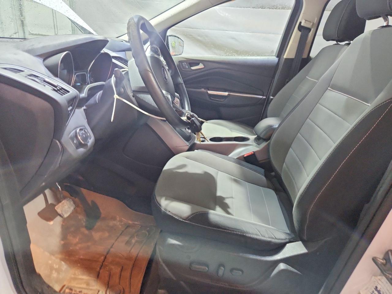 2014 Ford Escape Se White vin: 1FMCU9G99EUD59854