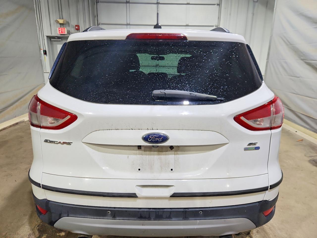 2014 Ford Escape Se White vin: 1FMCU9G99EUD59854