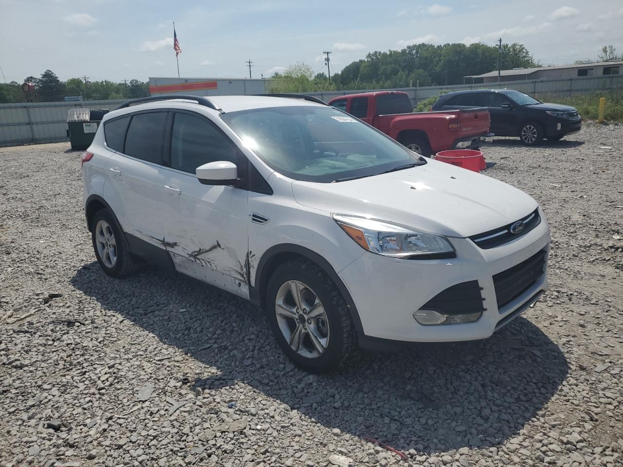 2014 Ford Escape Se White vin: 1FMCU9G99EUE13928