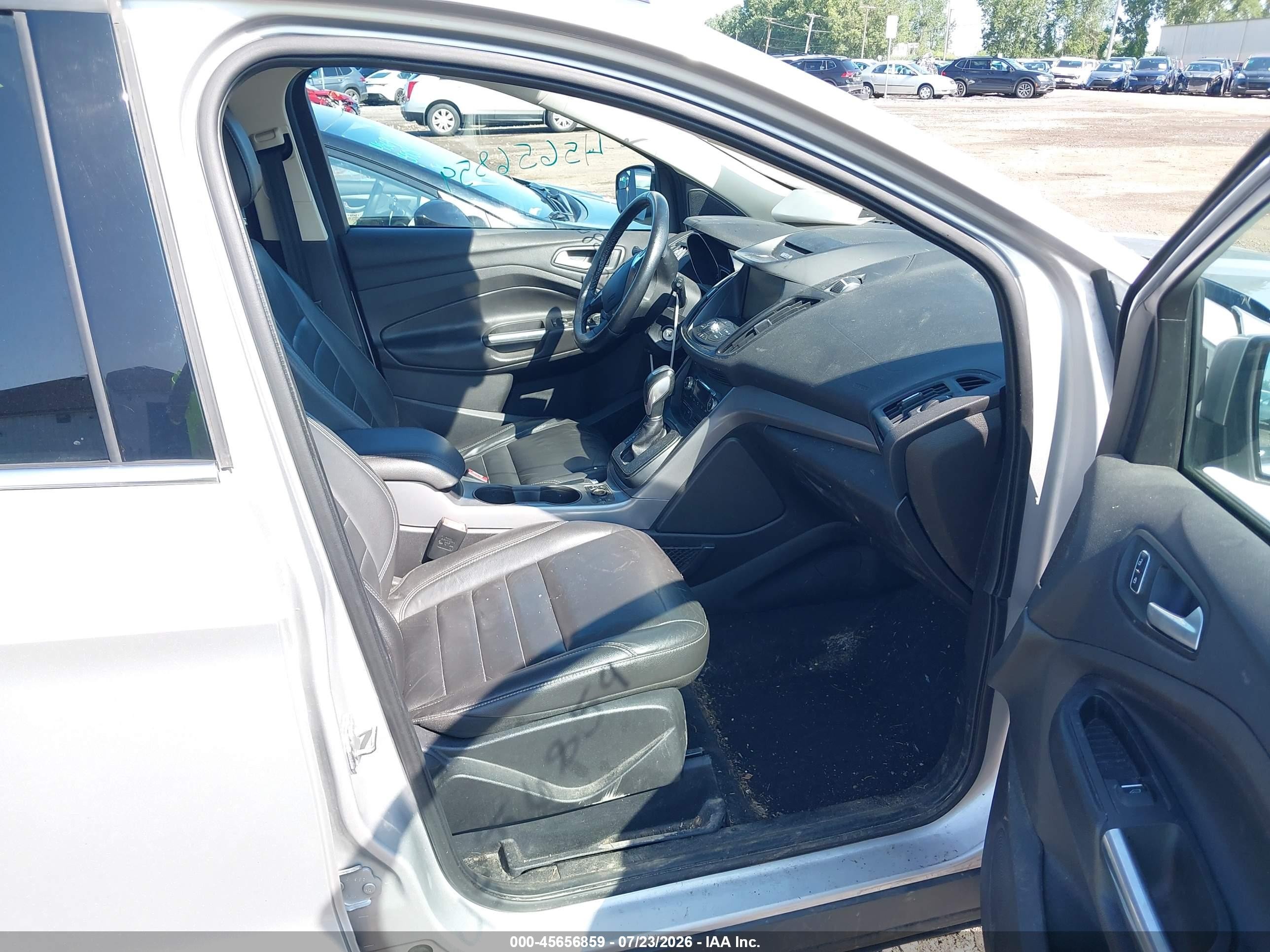 2015 Ford Escape Se Silver vin: 1FMCU9G99FUA01915