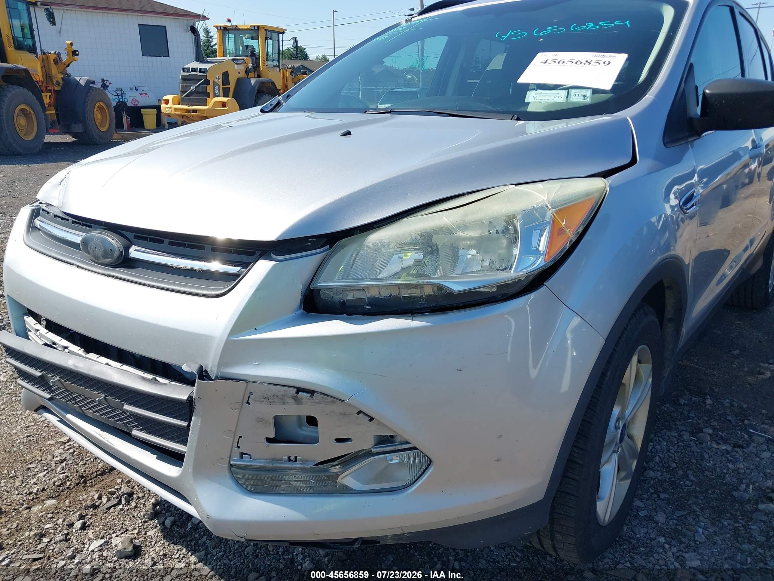 2015 Ford Escape Se Silver vin: 1FMCU9G99FUA01915