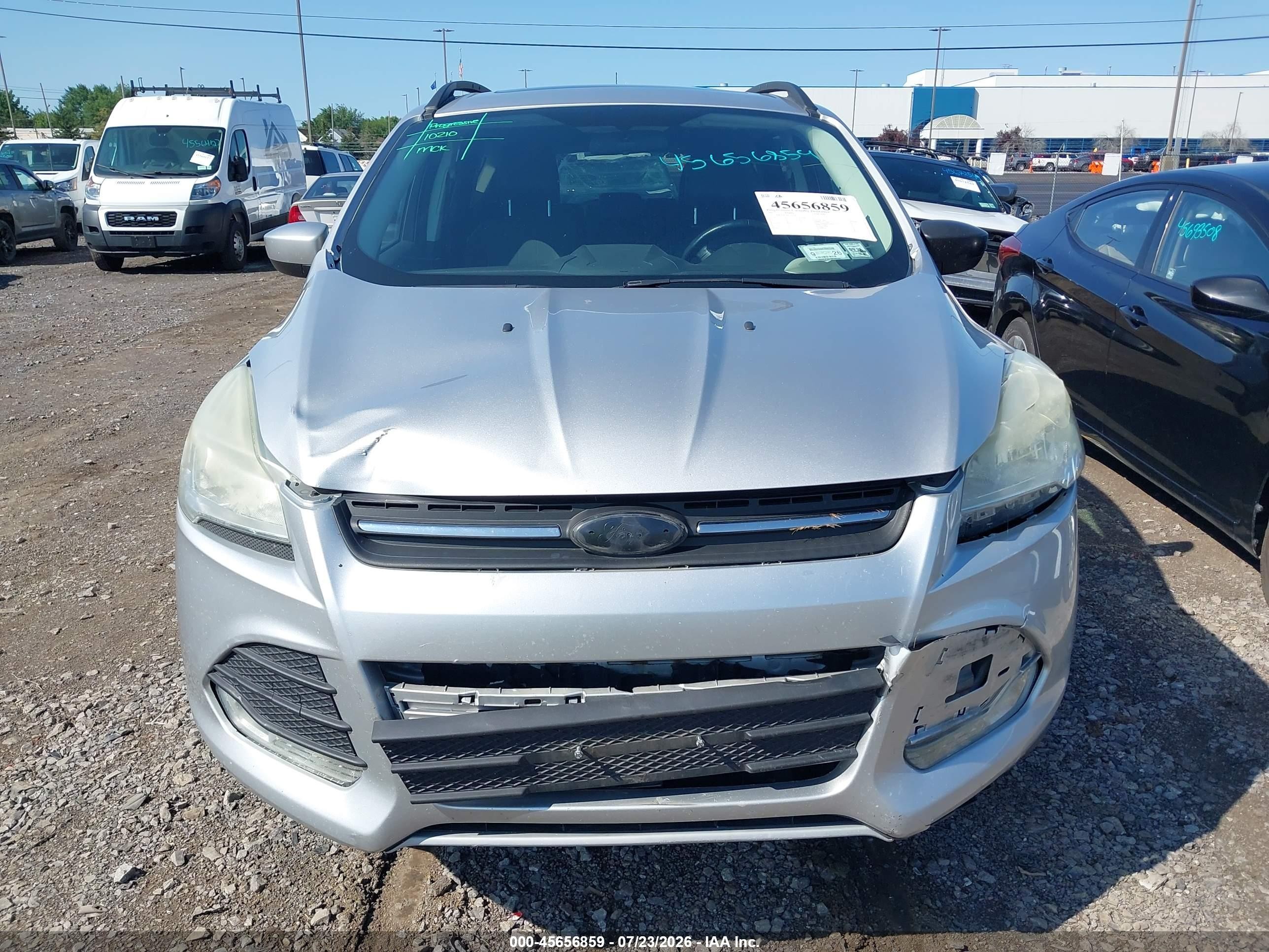 2015 Ford Escape Se Silver vin: 1FMCU9G99FUA01915