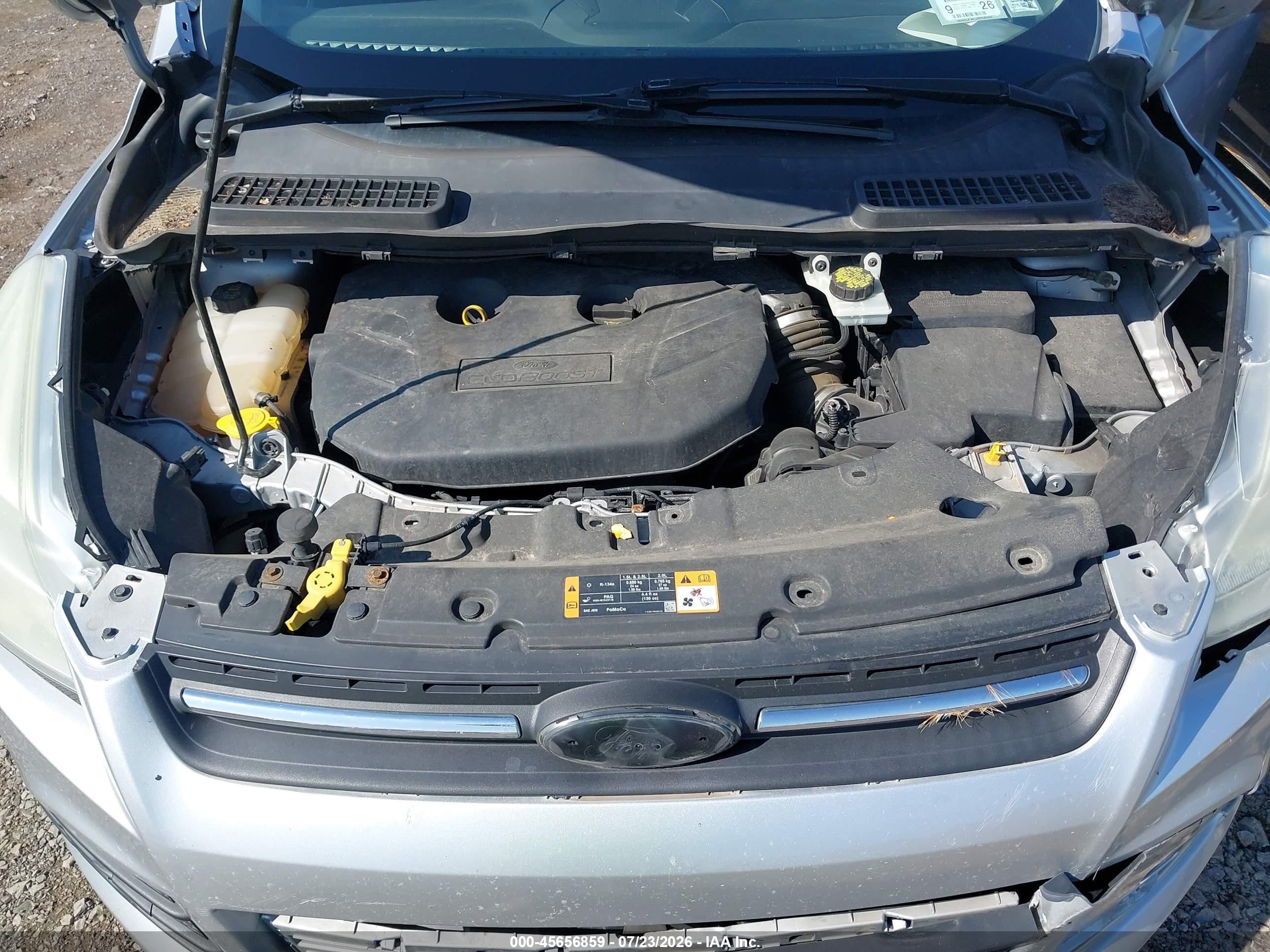 2015 Ford Escape Se Silver vin: 1FMCU9G99FUA01915