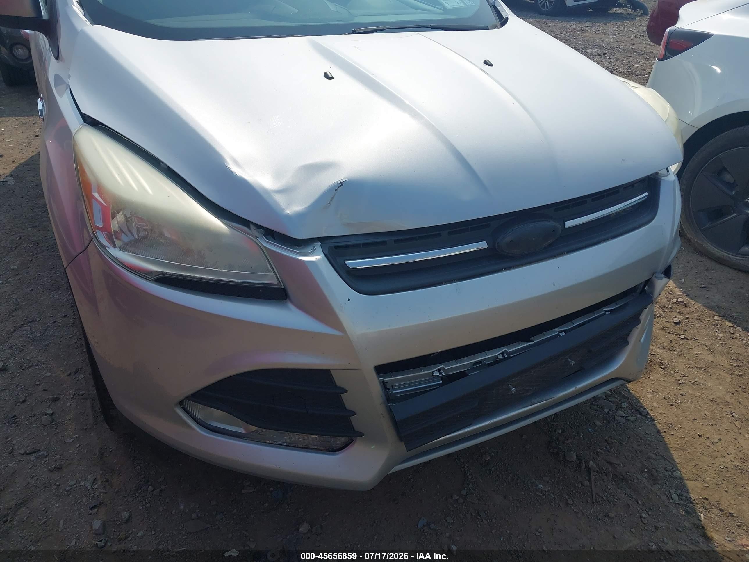 2015 Ford Escape Se Silver vin: 1FMCU9G99FUA01915