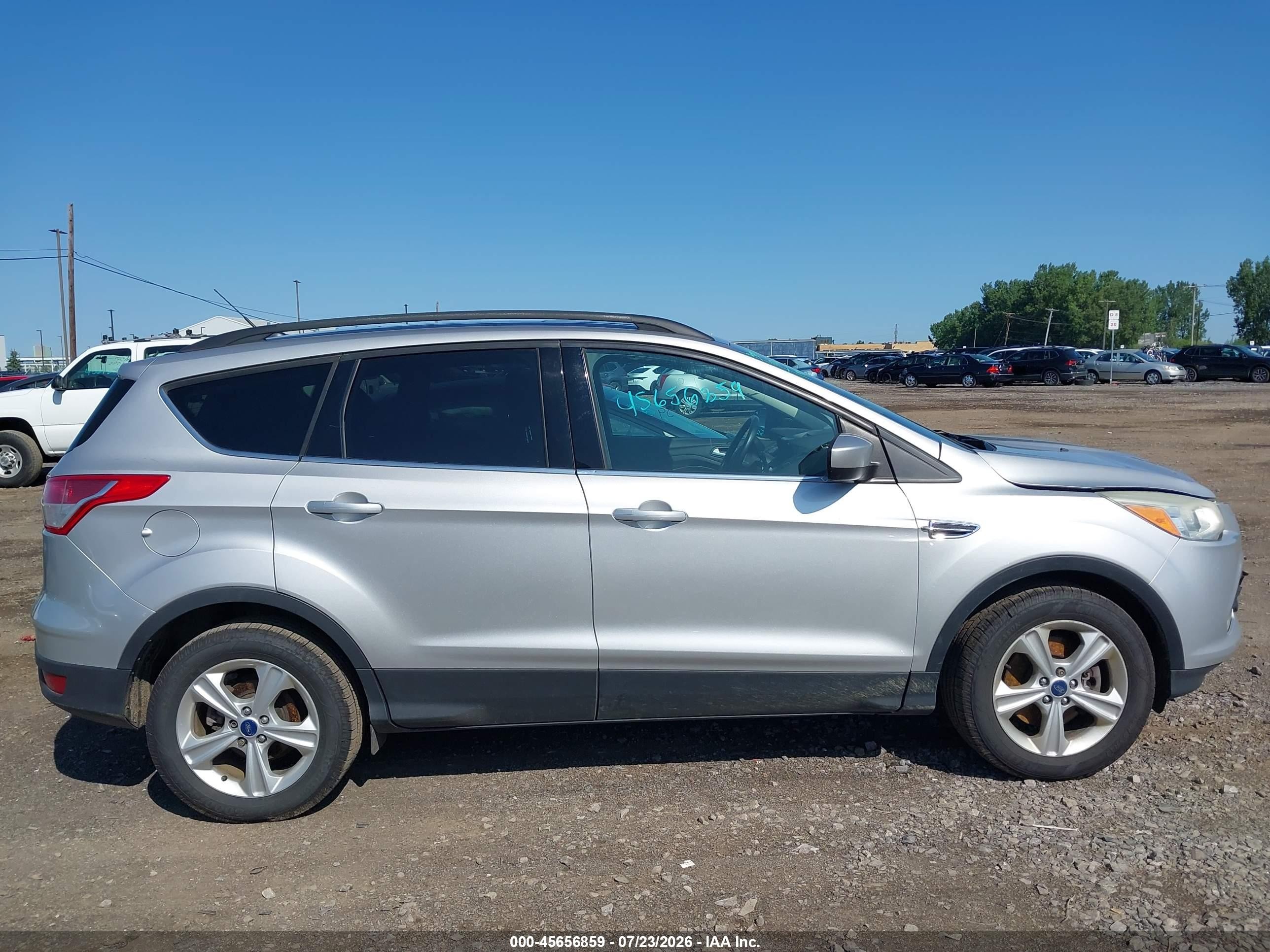 2015 Ford Escape Se Silver vin: 1FMCU9G99FUA01915