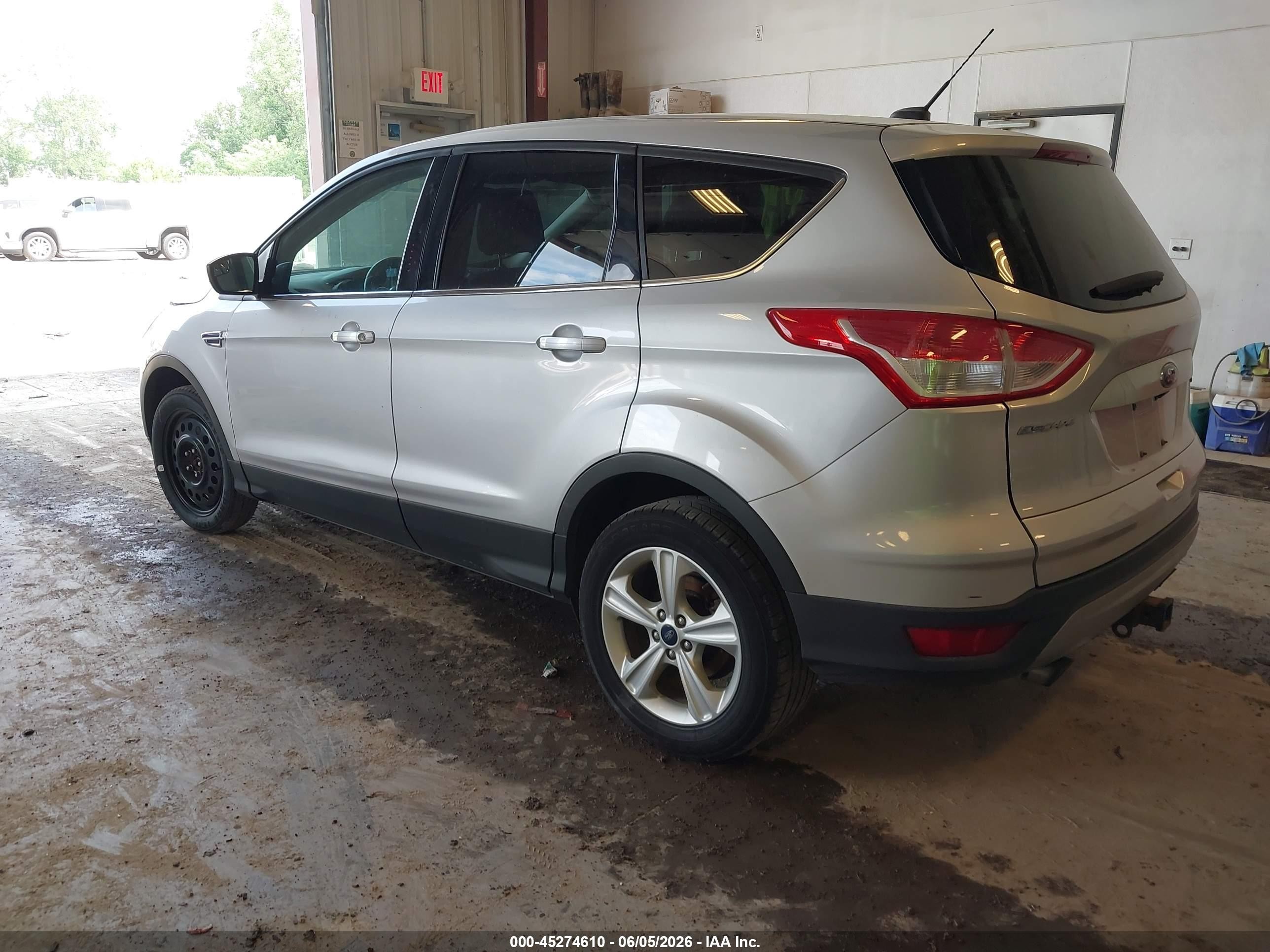 2015 Ford Escape Se Silver vin: 1FMCU9G99FUA41489