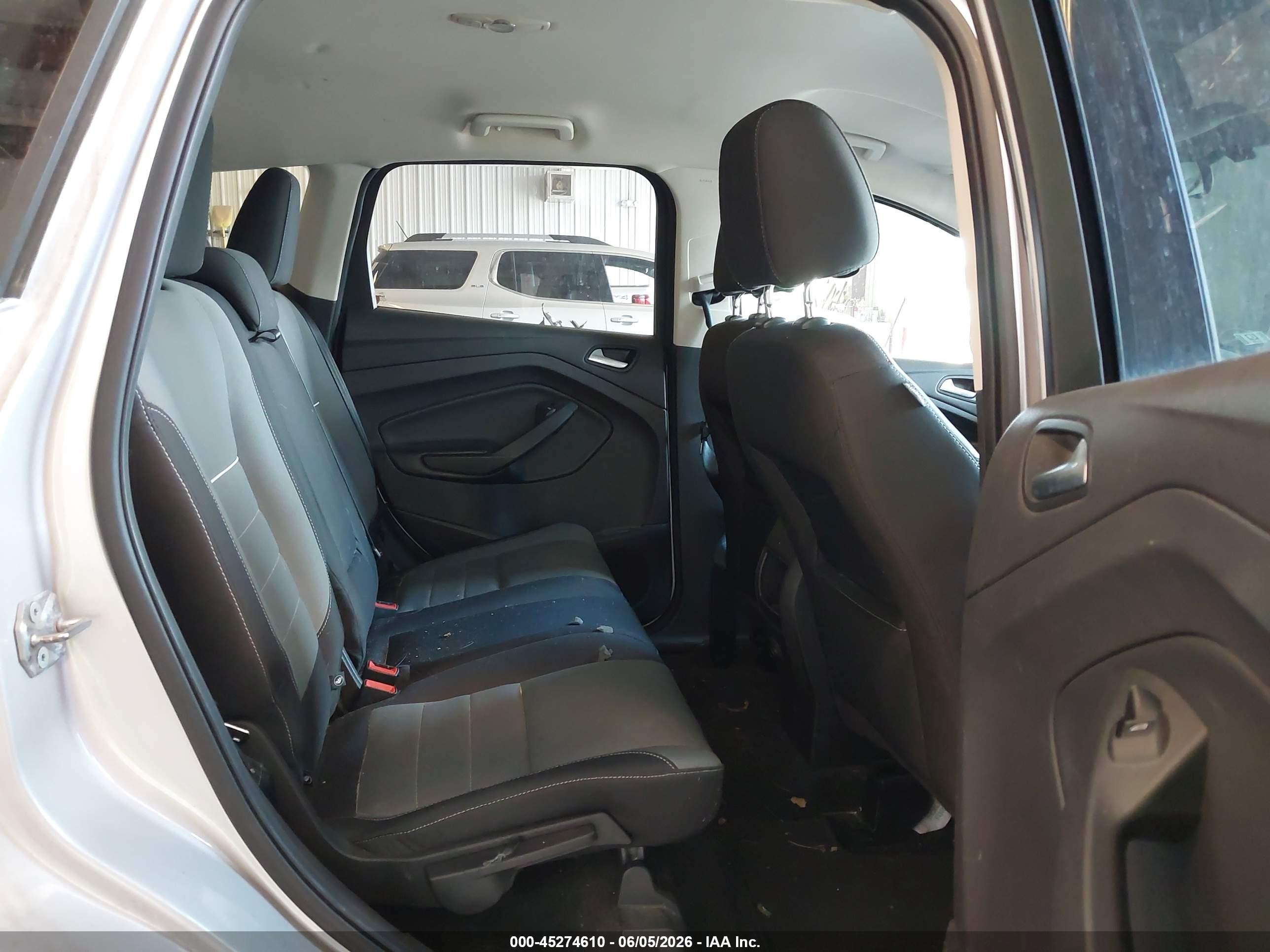 2015 Ford Escape Se Silver vin: 1FMCU9G99FUA41489