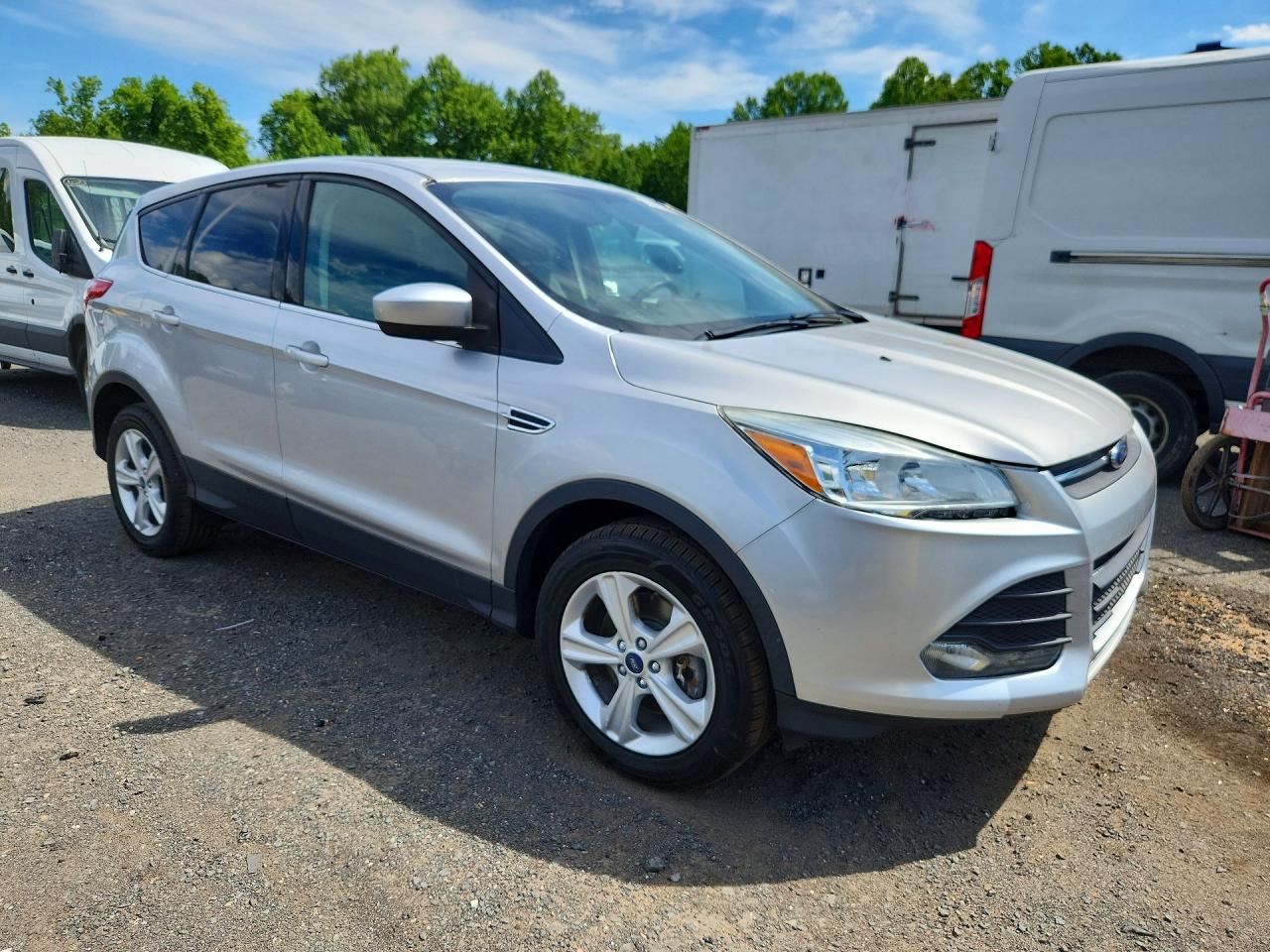 2015 Ford Escape Se Silver vin: 1FMCU9G99FUA45073