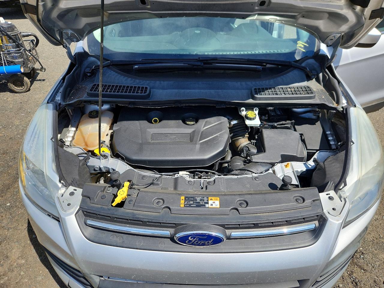 2015 Ford Escape Se Silver vin: 1FMCU9G99FUA45073